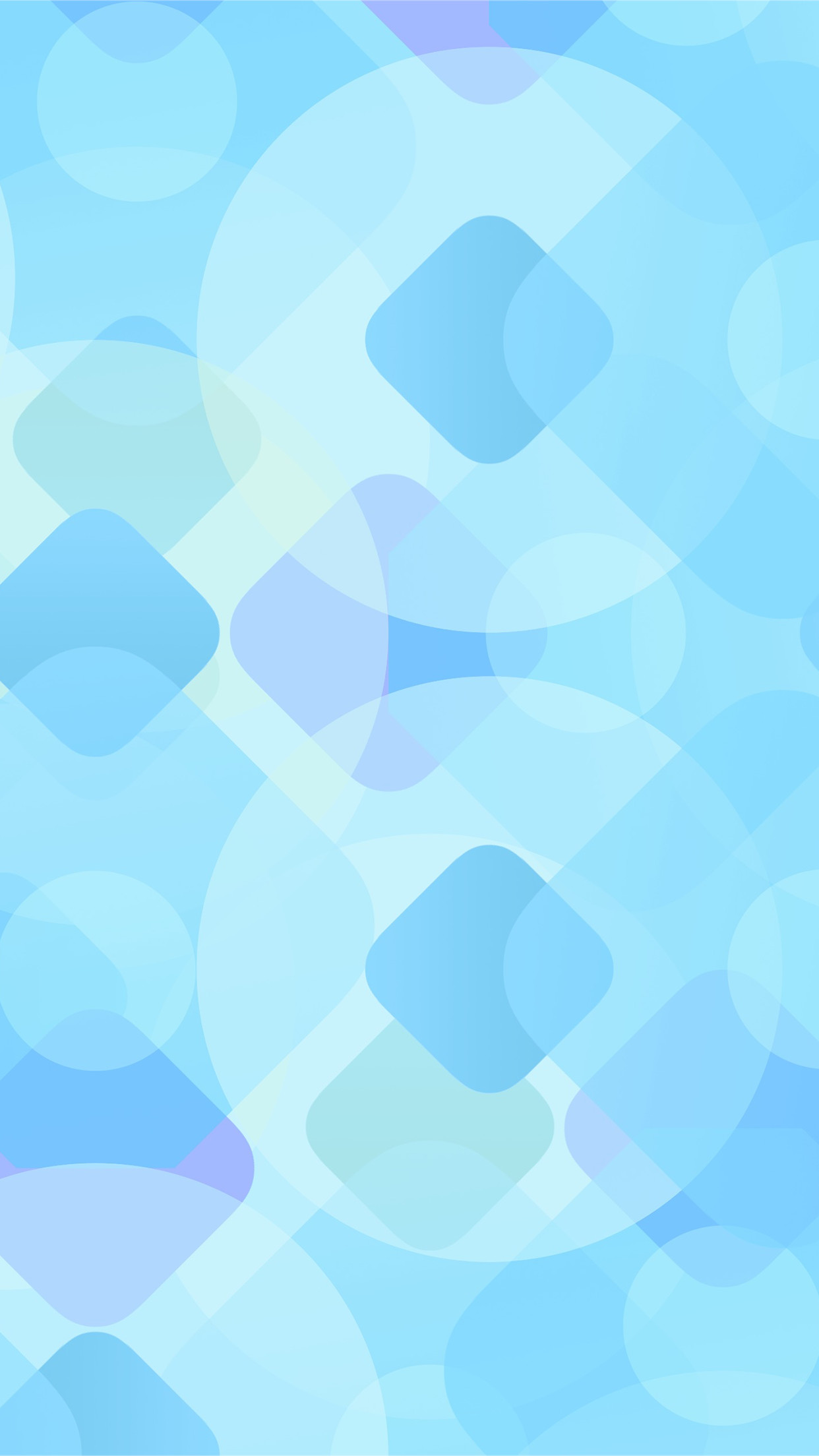 WWDC, Forme geometriche, Azzurro, sfondo iPhone