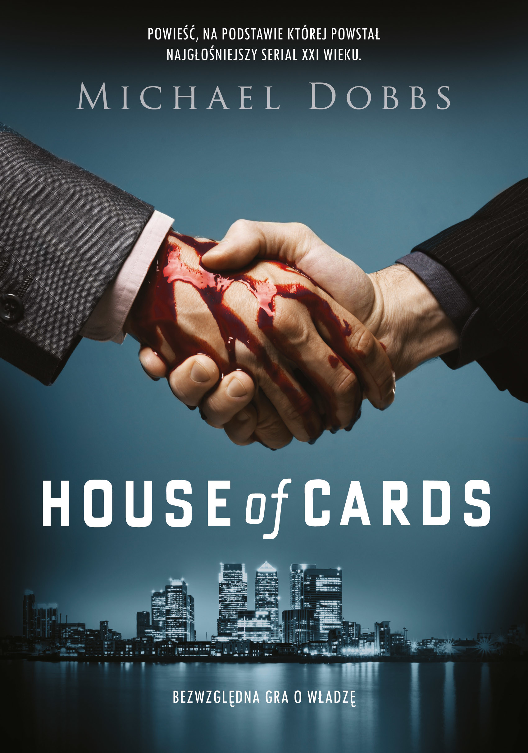 House of Cards, Michael Dobbs, Stretta di mano, Copertina libro, schermata di blocco iPad