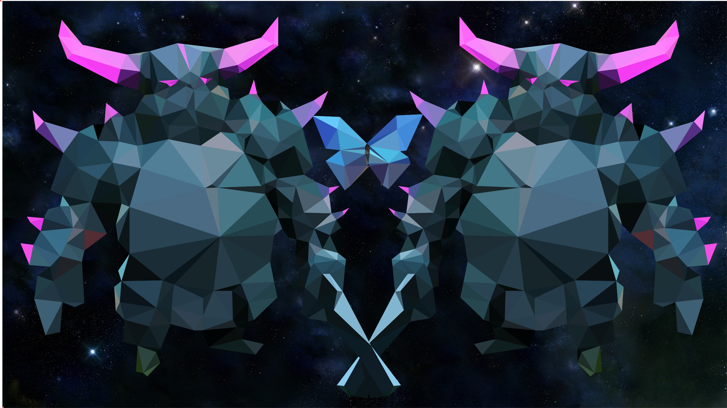 Clash Royale, P.E.K.K.A, Low poly, Spazio, Full HD, sfondo per PC