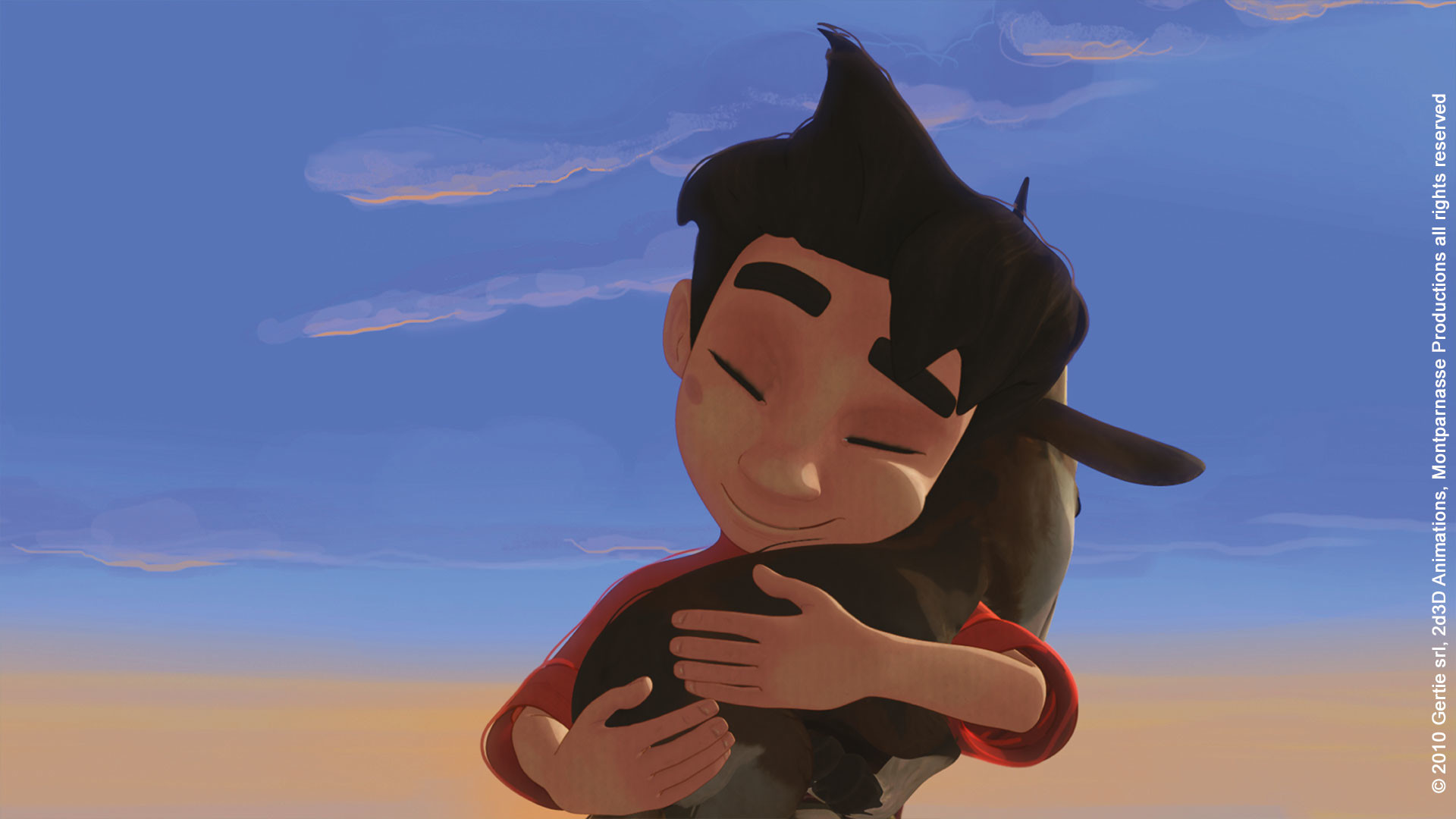 Iqbal - Bambini senza paura, Bambino, Abbraccio, Animazione, Full HD 1080p, sfondo desktop
