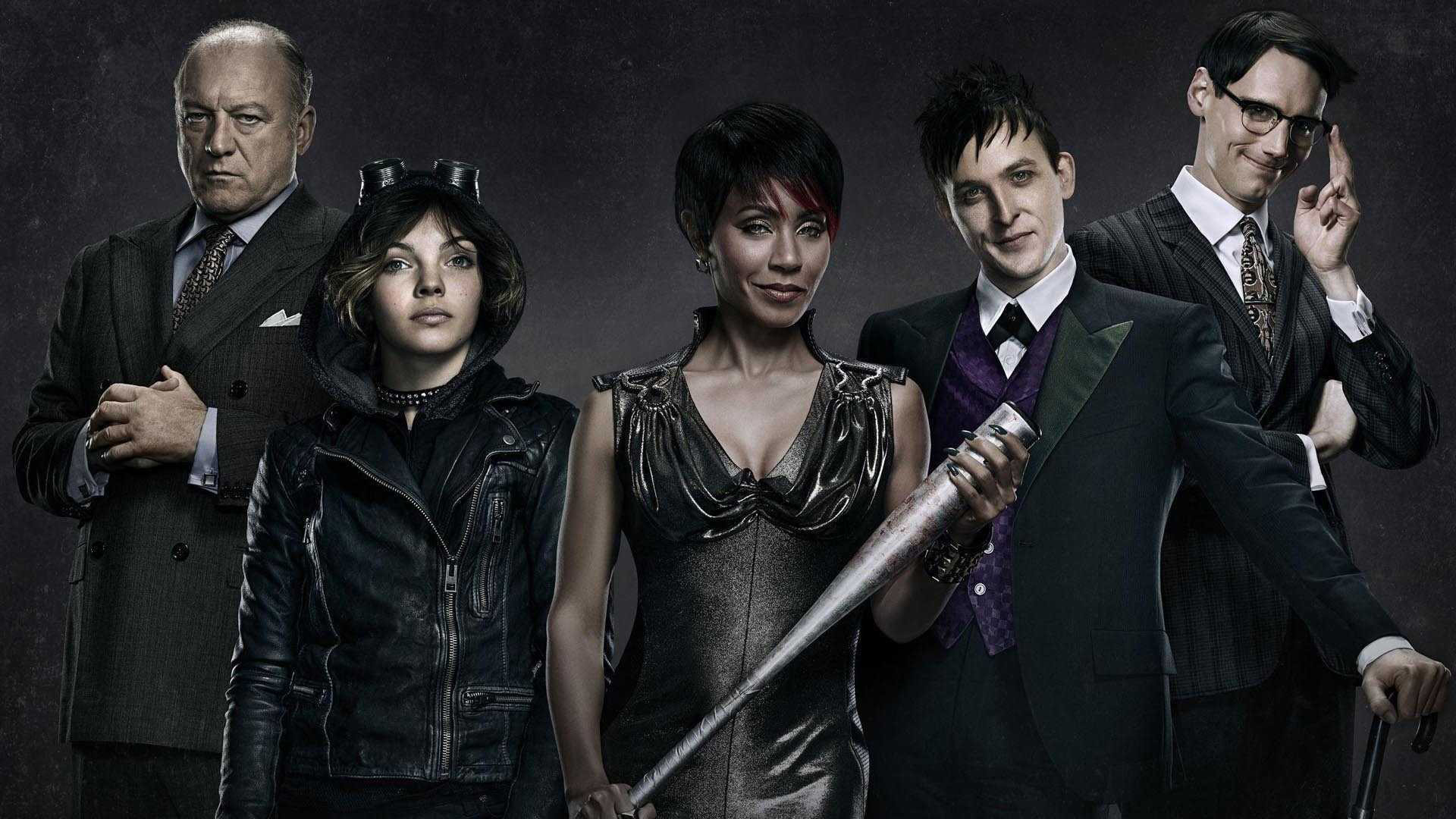 Gotham, Carmine Falcone, Selina Kyle, Fish Mooney, Pinguino, Enigmista, sfondo per portatile