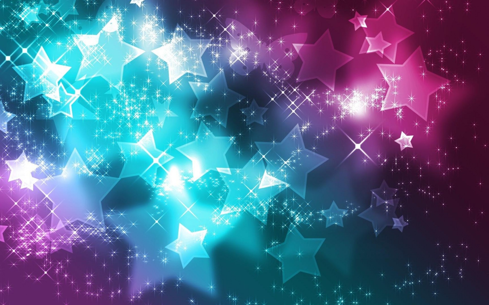 Stelle, Brillantini, Turchese e rosa, Astratto, 1920x1200, sfondo MacBook Pro