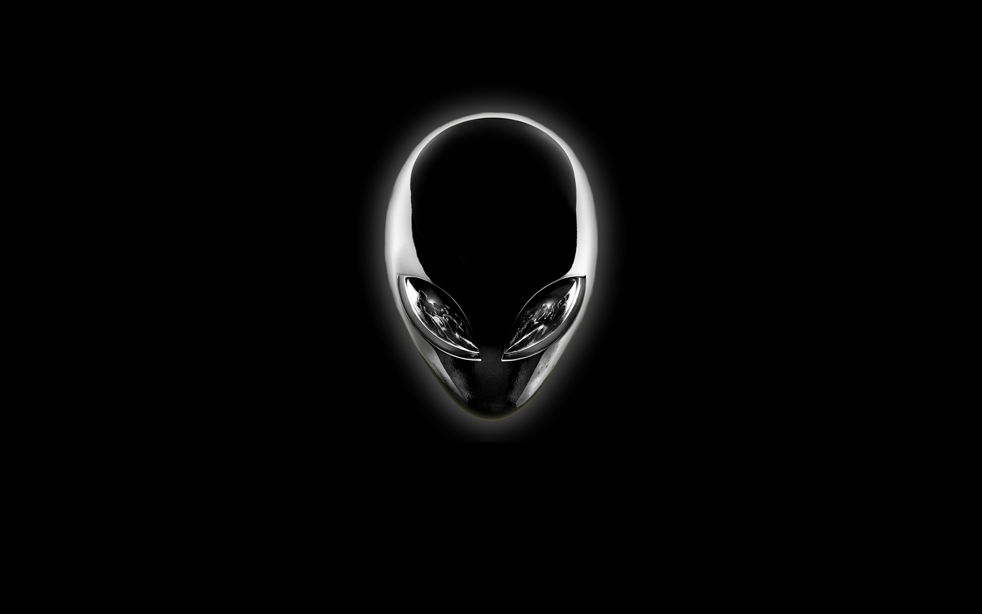 Alienware, Logo alieno, Argento, 1920x1200, immagine di sfondo