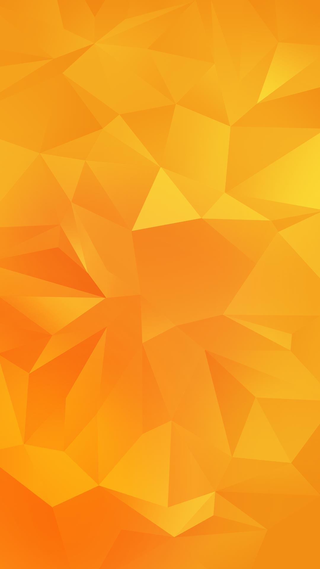 Poligoni, Low poly, Arancione, Arte astratta, sfondo Samsung S5