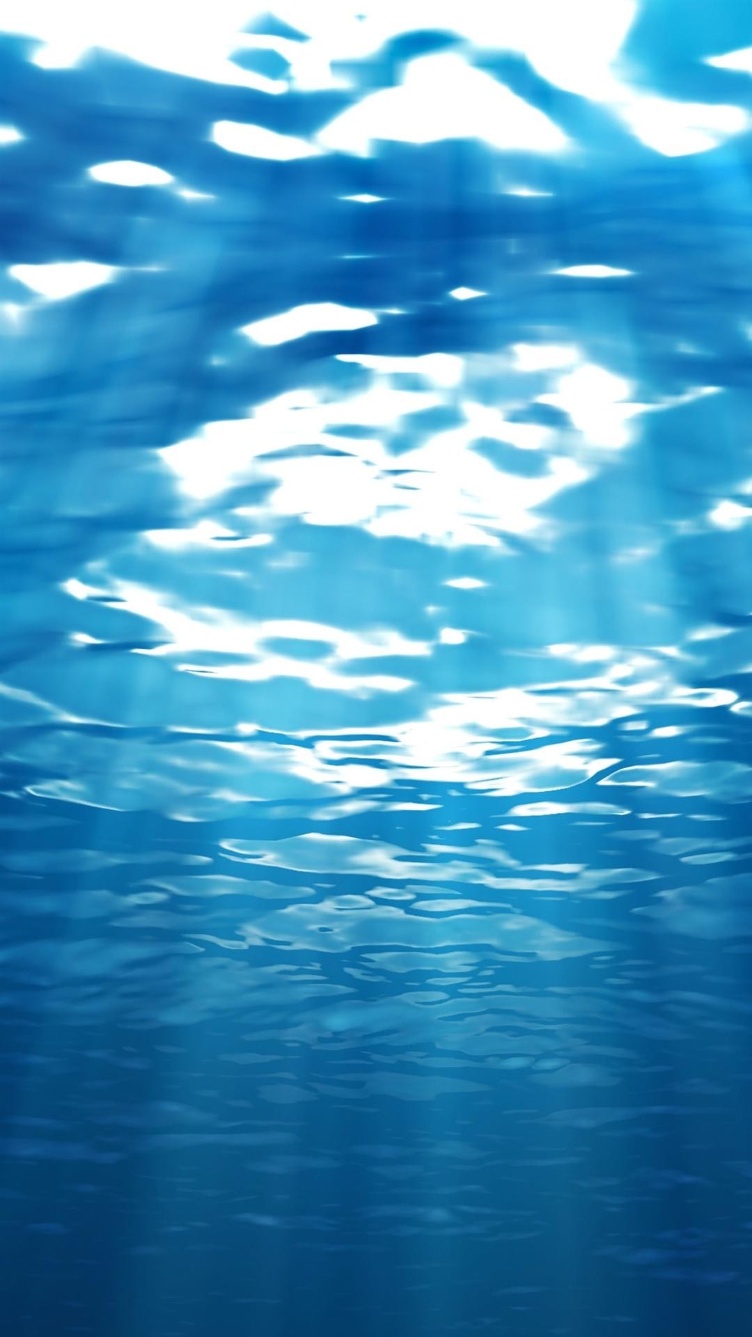 Sott'acqua, Raggi di luce, Blu, Superficie dell'acqua, schermata Home Galaxy S4