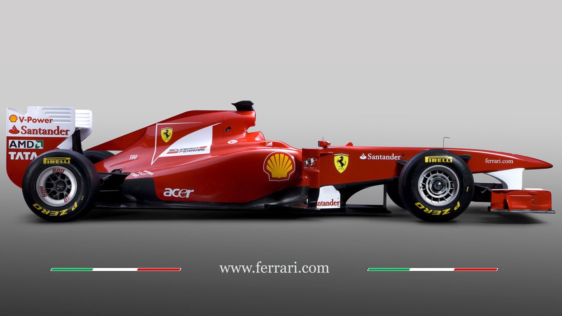 Ferrari 150° Italia, Scuderia Ferrari, Formula 1, Vista laterale, sfondo desktop 1080p