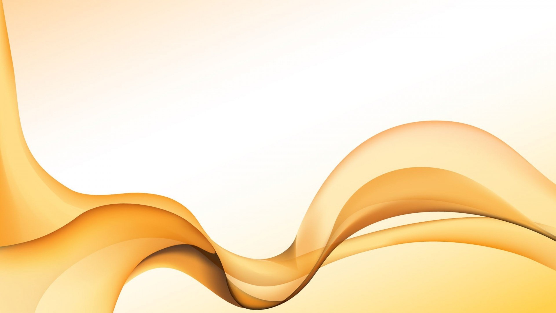Onde dorate, Arte astratta, Oro, Bianco, Full HD 1080p, sfondo desktop
