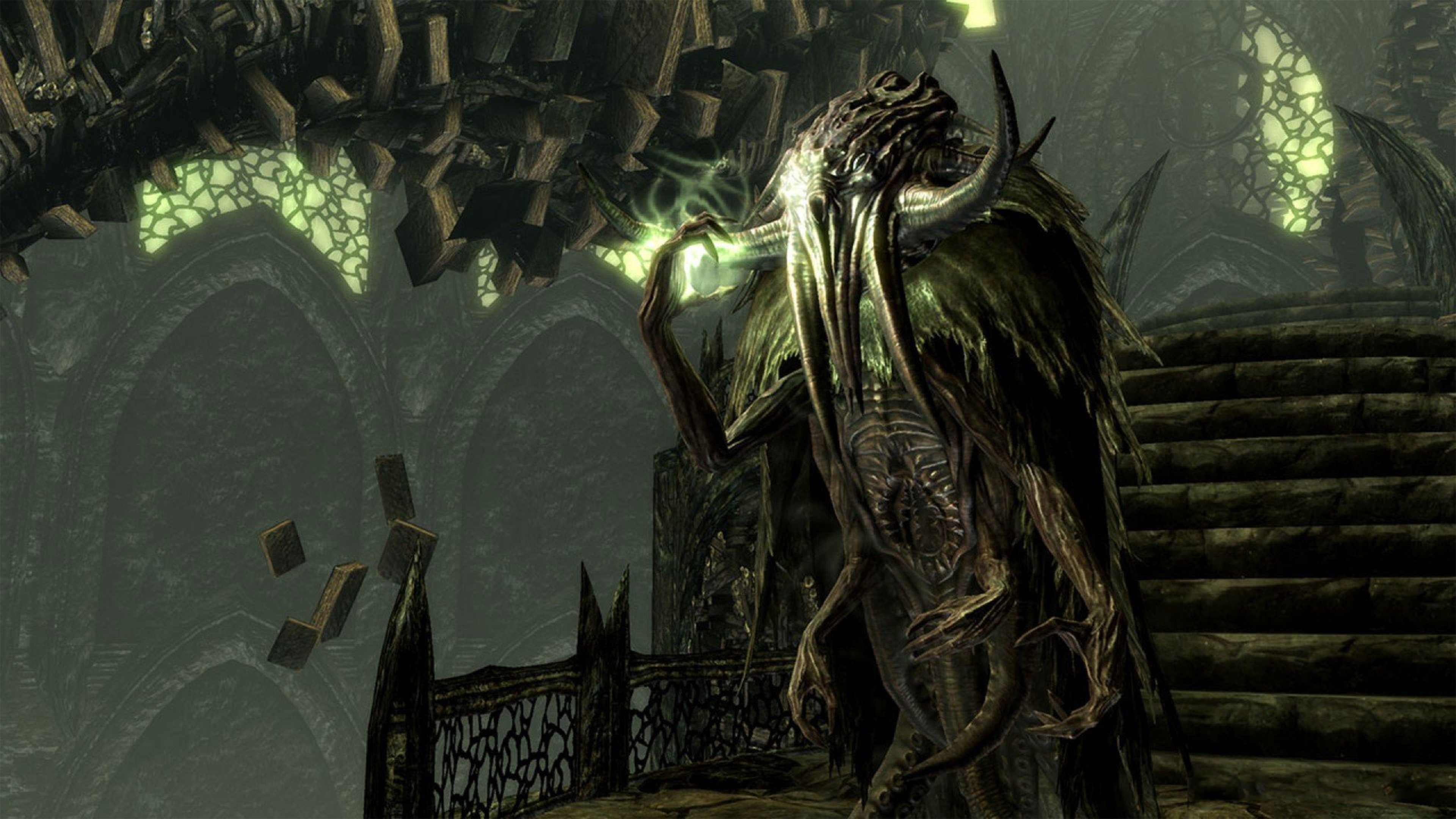 Cthulhu, Rovine, Scale, 4K, sfondo Windows 11