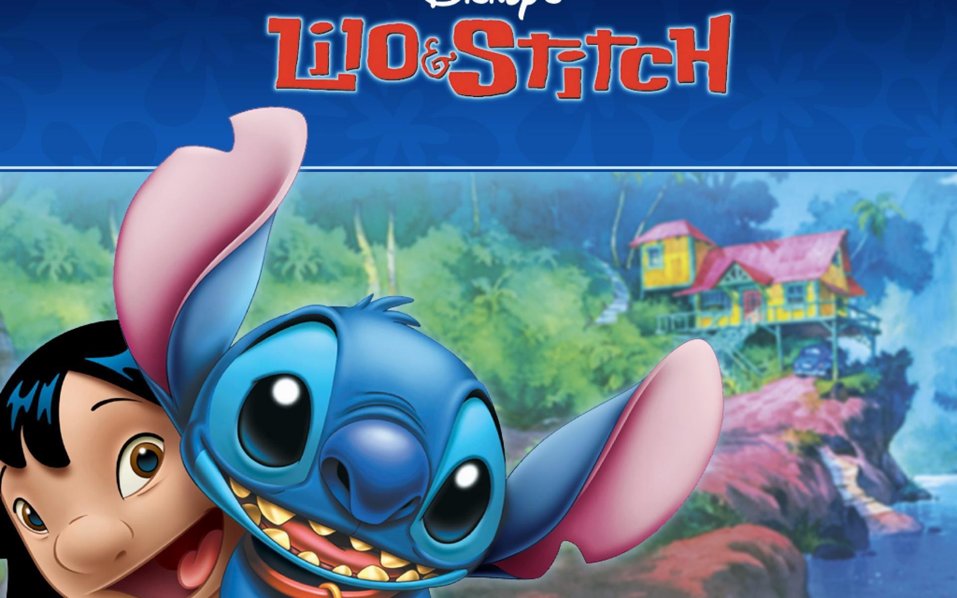 Lilo & Stitch, Stitch, Lilo Pelekai, Logo, Disney, 16:10 Full HD, sfondo widescreen