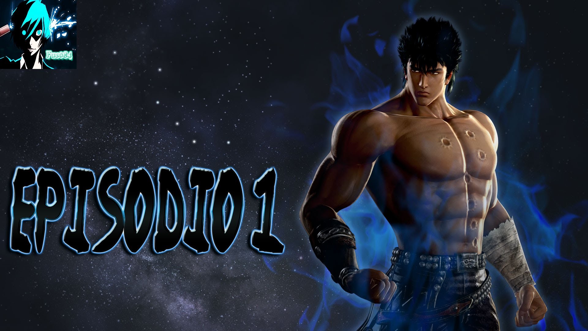 Kenshiro, Ken il guerriero, Torso nudo, Episodio 1, Fulmini blu, sfondo Full HD per portatile