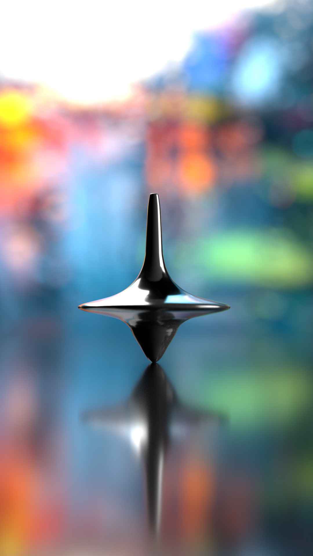 Inception, Trottola, Totem, Bokeh, sfondo per iPhone e Android