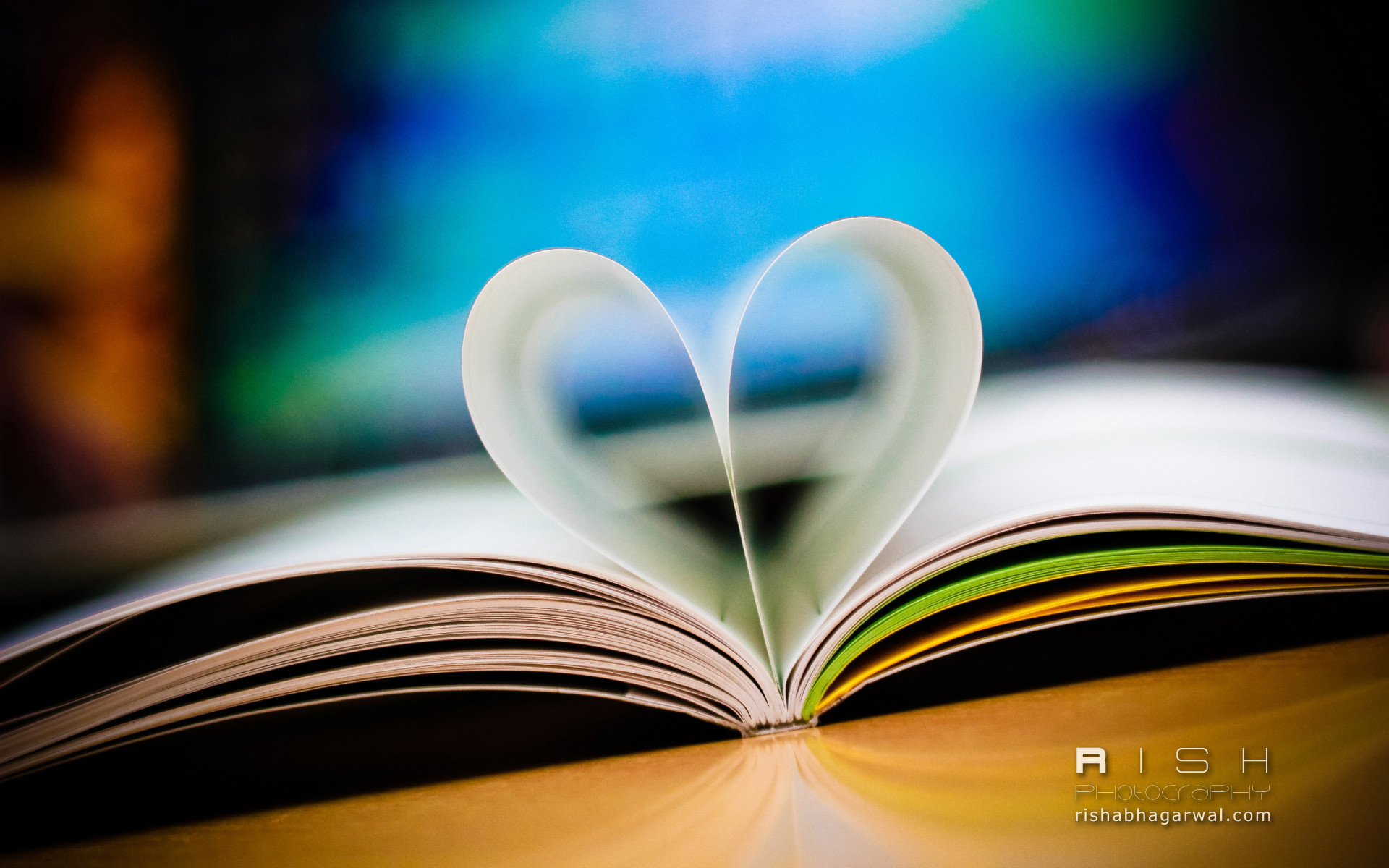 Libro, Pagine a cuore, Macro, Full HD, sfondo per PC