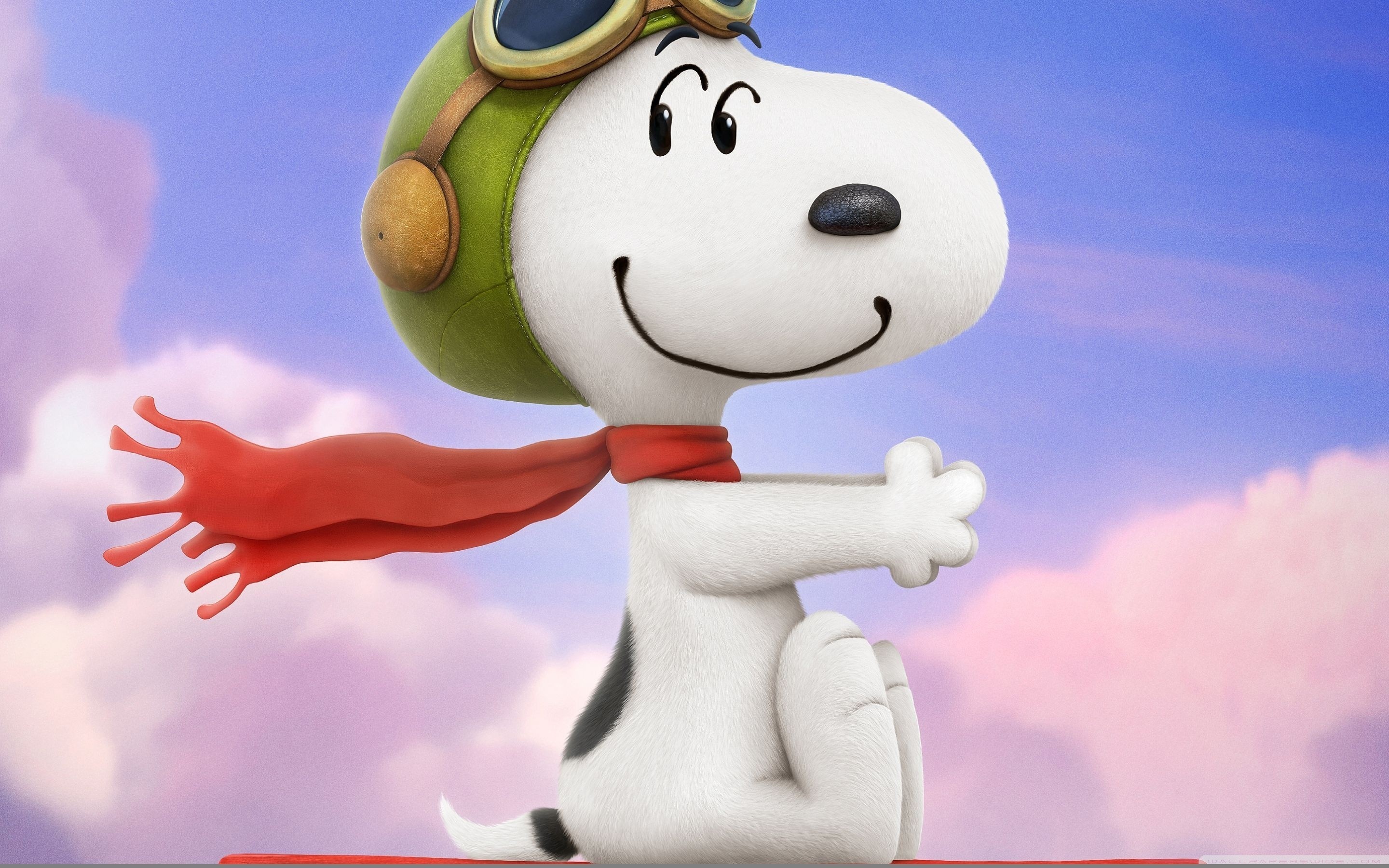 Snoopy, Asso volante, Sciarpa rossa, Snoopy & Friends - Il film dei Peanuts, wallpaper desktop