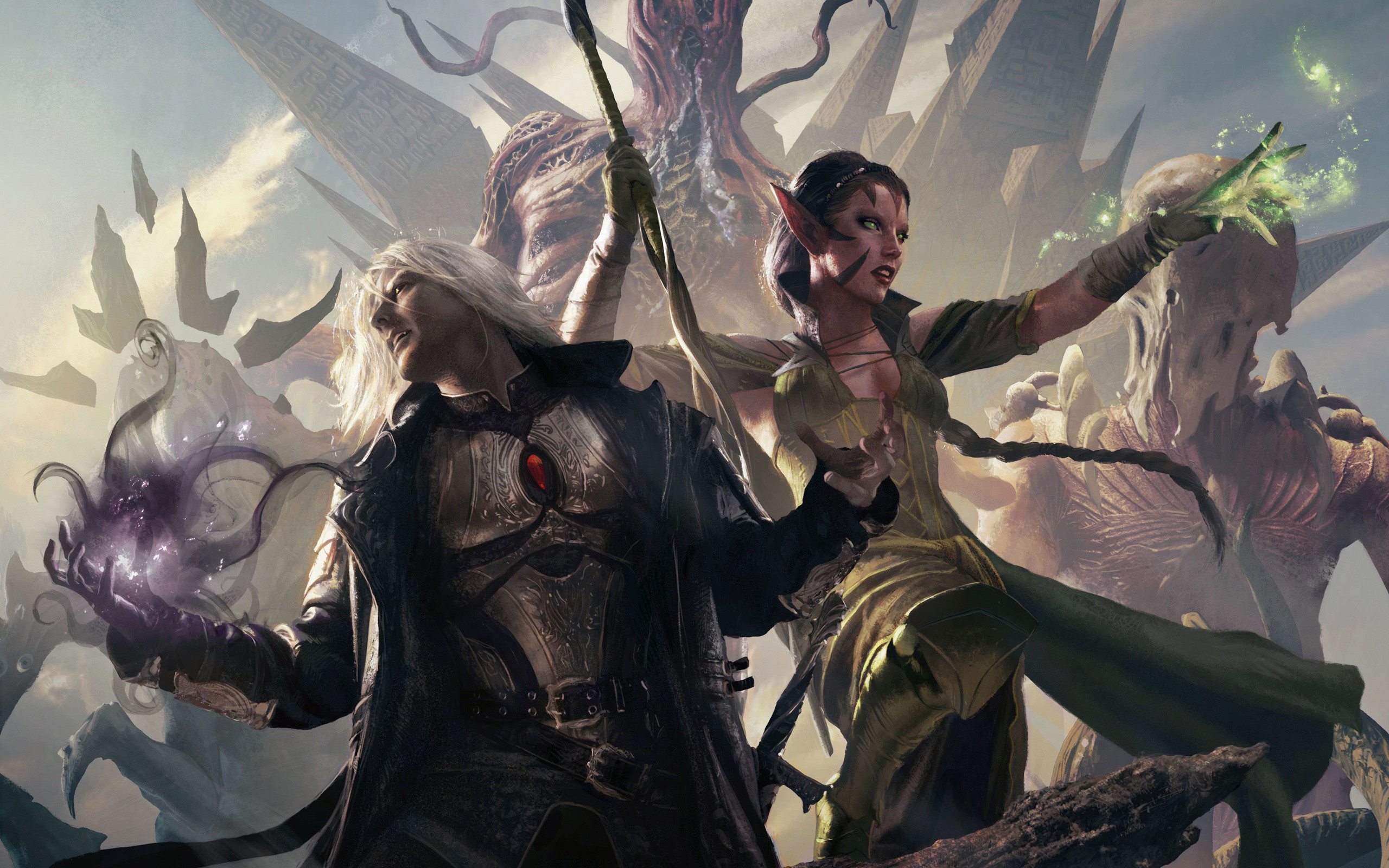 Sorin Markov, Magic: The Gathering, Eldrazi, Battaglia, 2K, sfondo Windows 11