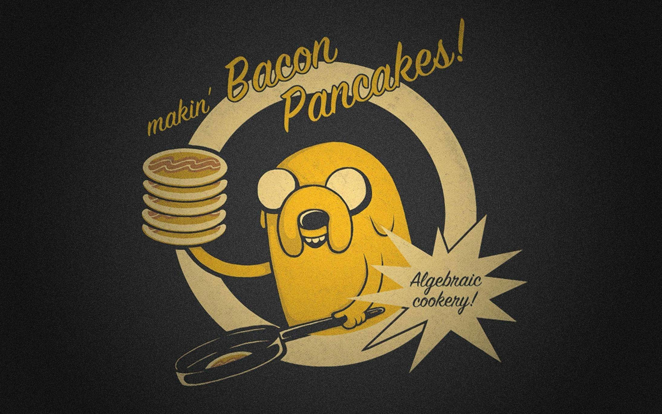 Jake il cane, Bacon Pancakes, Adventure Time, Pancake, 2189x1368, sfondo MacBook Pro