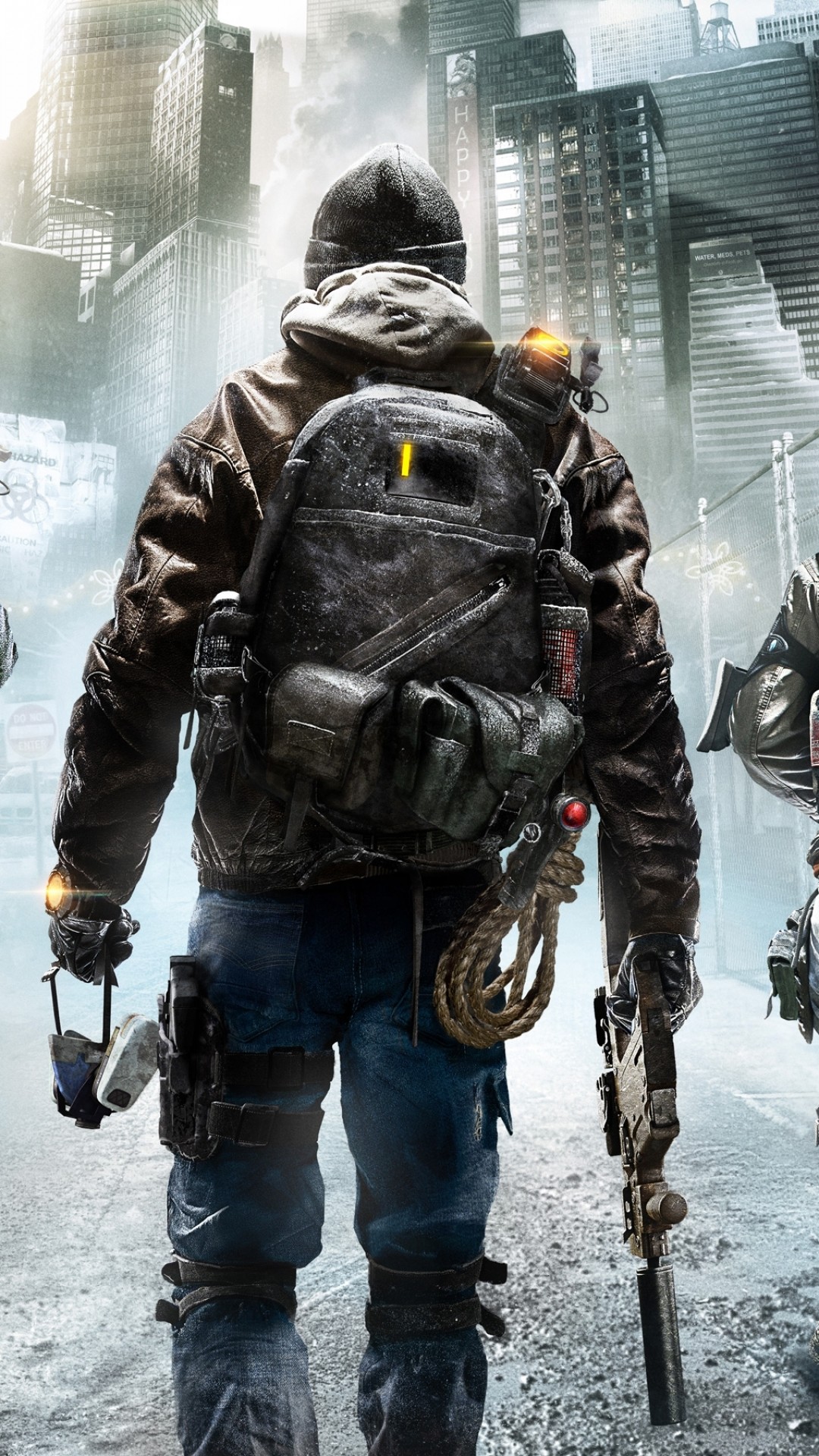 Tom Clancy's The Division, Agente, Zaino, New York, Full HD, sfondo verticale per cellulare