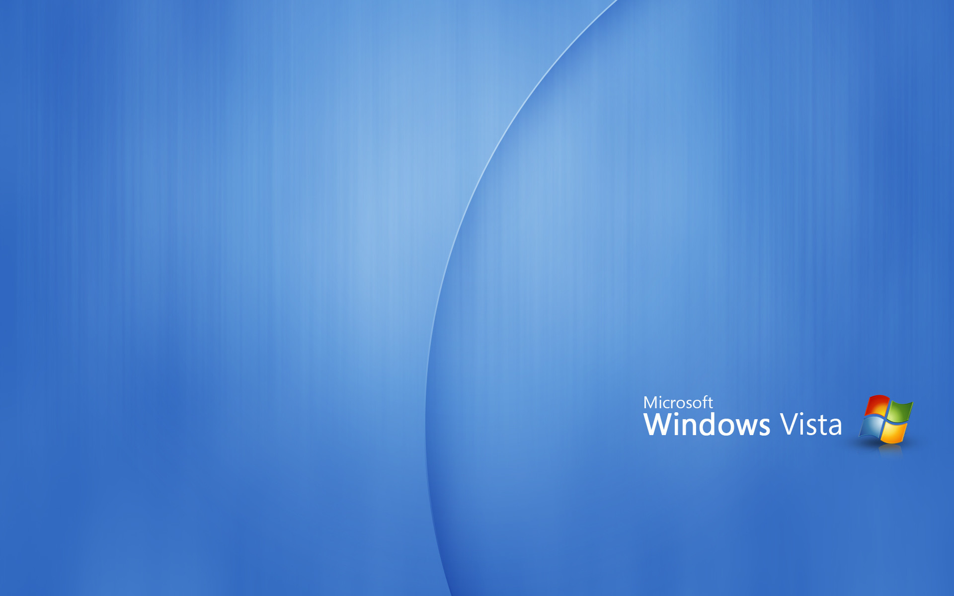 Windows Vista, Microsoft, Logo, Sfondo blu, Full HD, wallpaper per computer