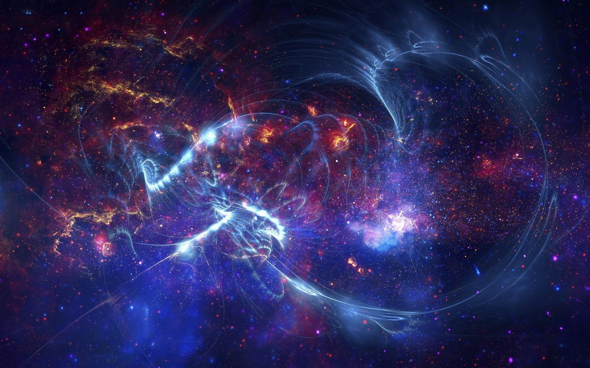 Nebulosa, Energia, Blu, Astratto, 1920x1200, immagine di sfondo