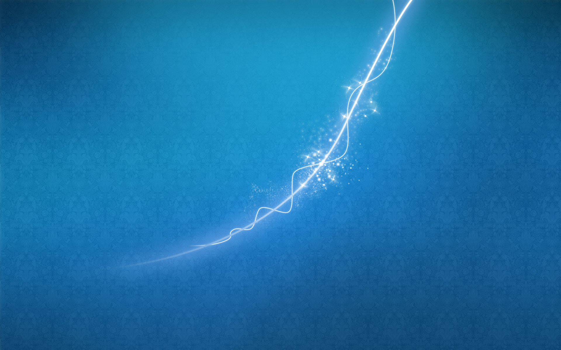 Linea luminosa, Sfondo azzurro, Minimalismo, Full HD, wallpaper per computer