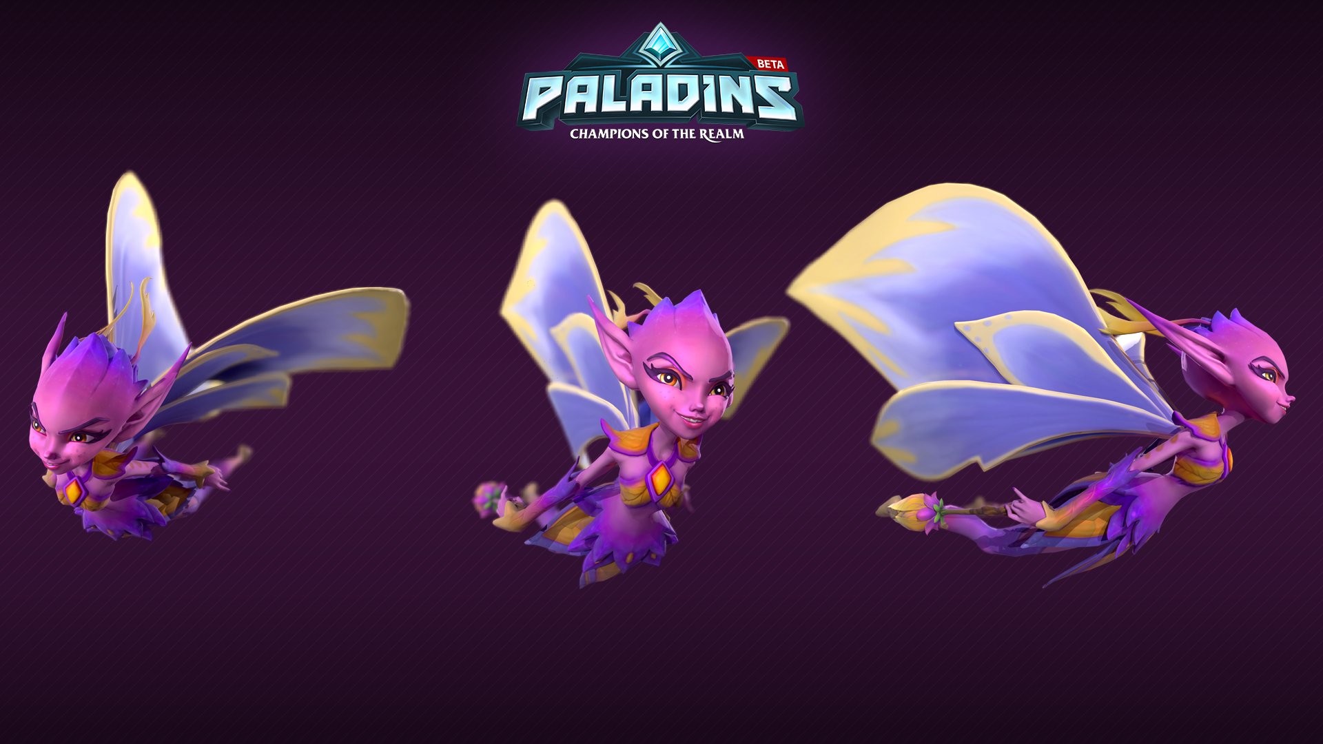 Paladins, Fate, Logo, Sfondo viola, 1920x1080, wallpaper desktop