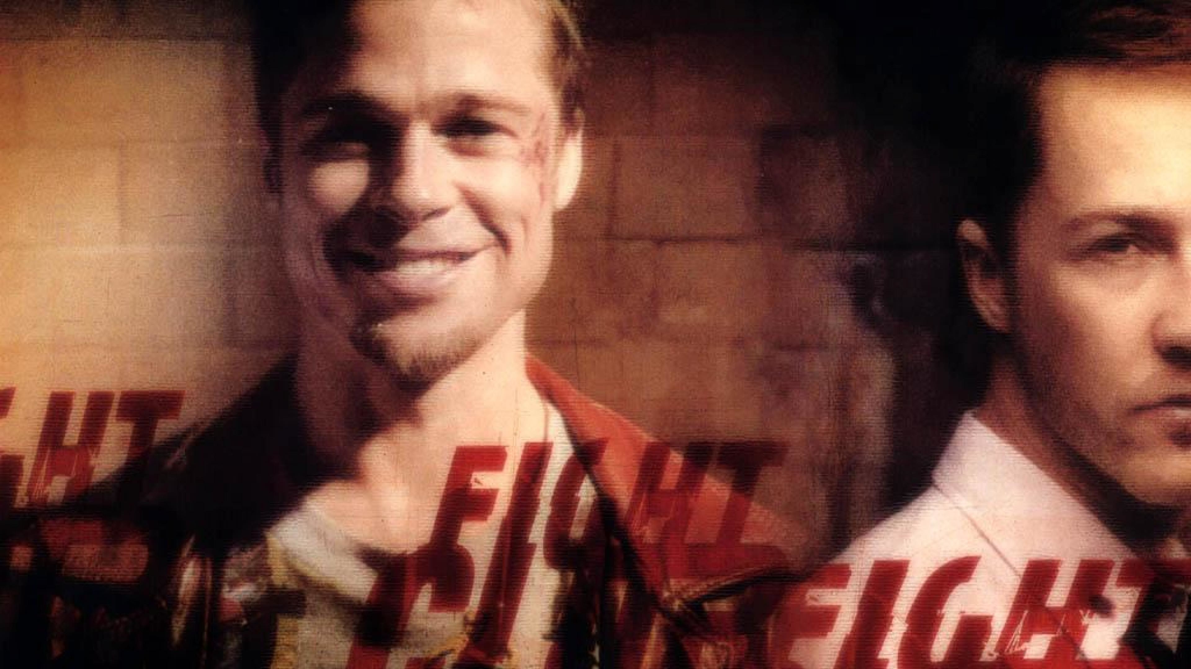 Tyler Durden, Brad Pitt, Edward Norton, Fight Club, Poster del film, sfondo 4K per PC
