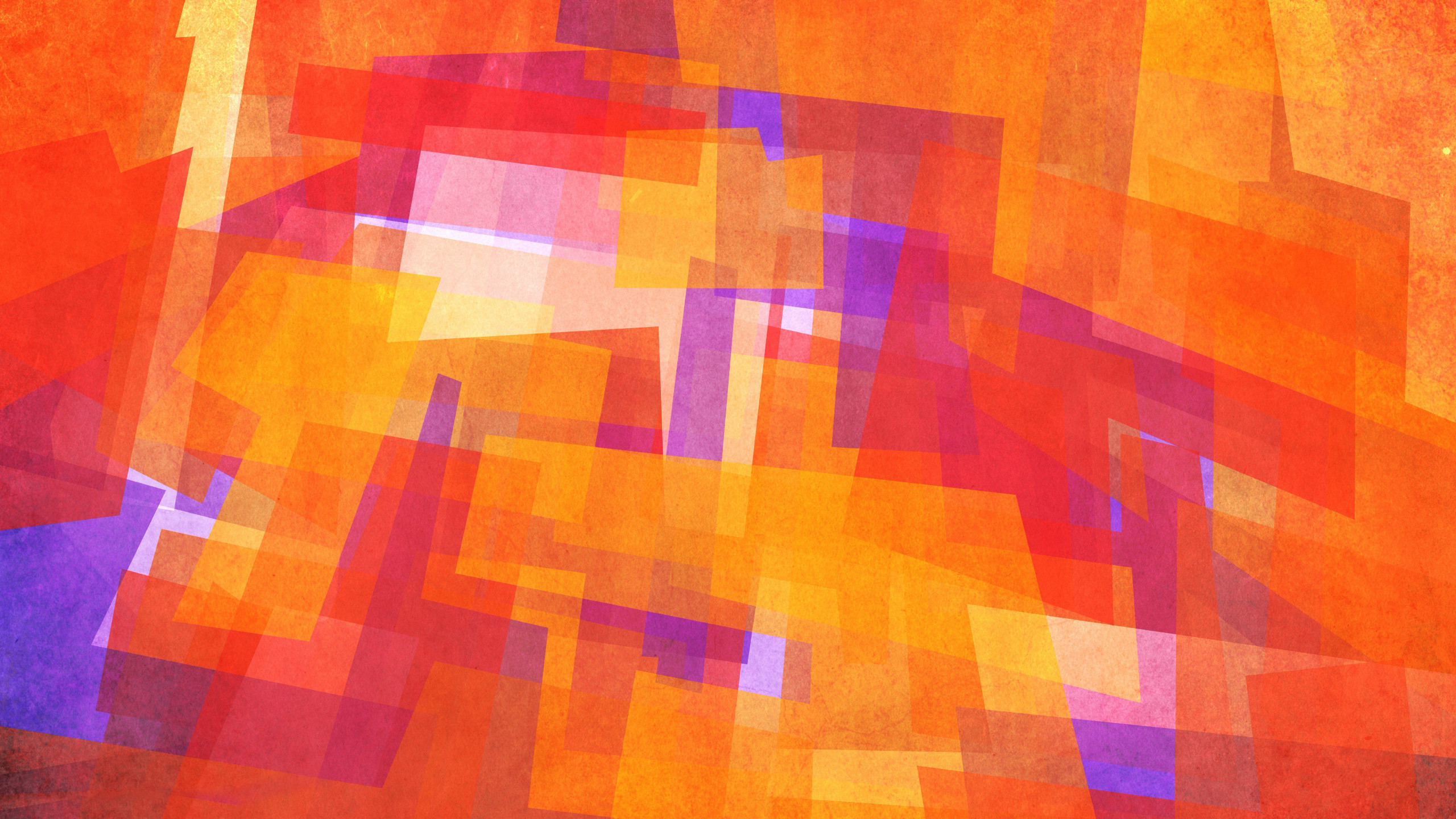 Rettangoli, Arancione, Astratto, Texture, 2K, sfondo Windows 11