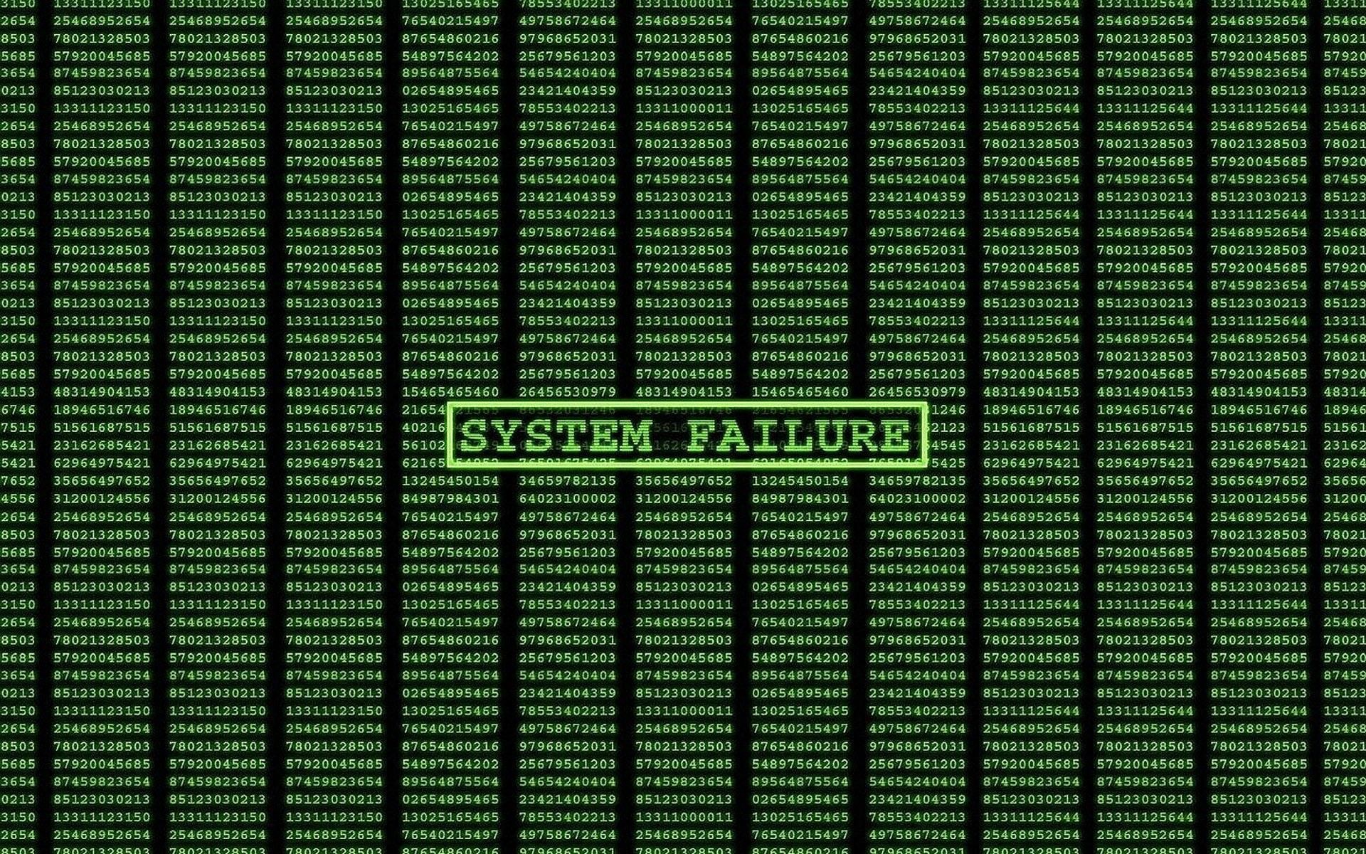 Matrix, System Failure, Codice binario, Verde, 1920x1200, sfondo MacBook Pro