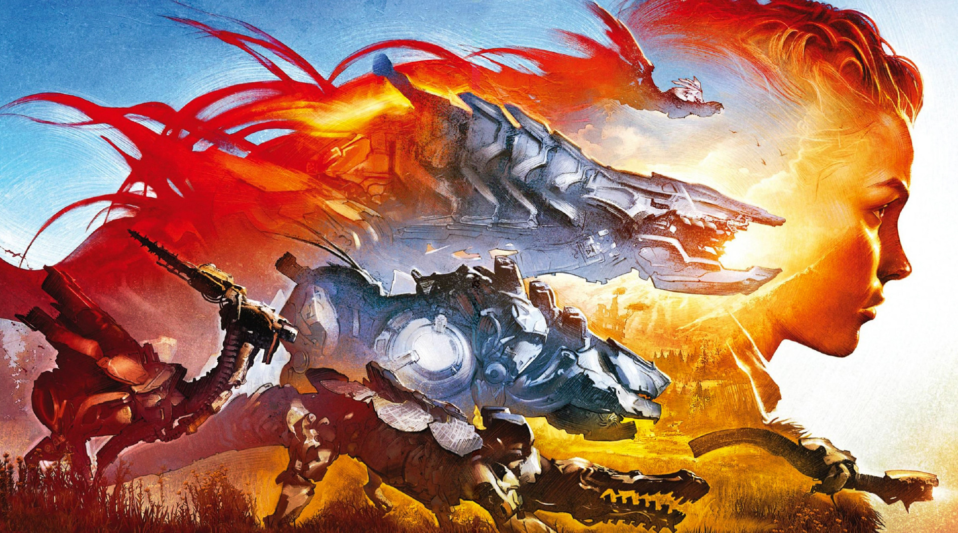 Aloy, Horizon Zero Dawn, Sawtooth, Arte digitale, Full HD, sfondo per PC e portatile
