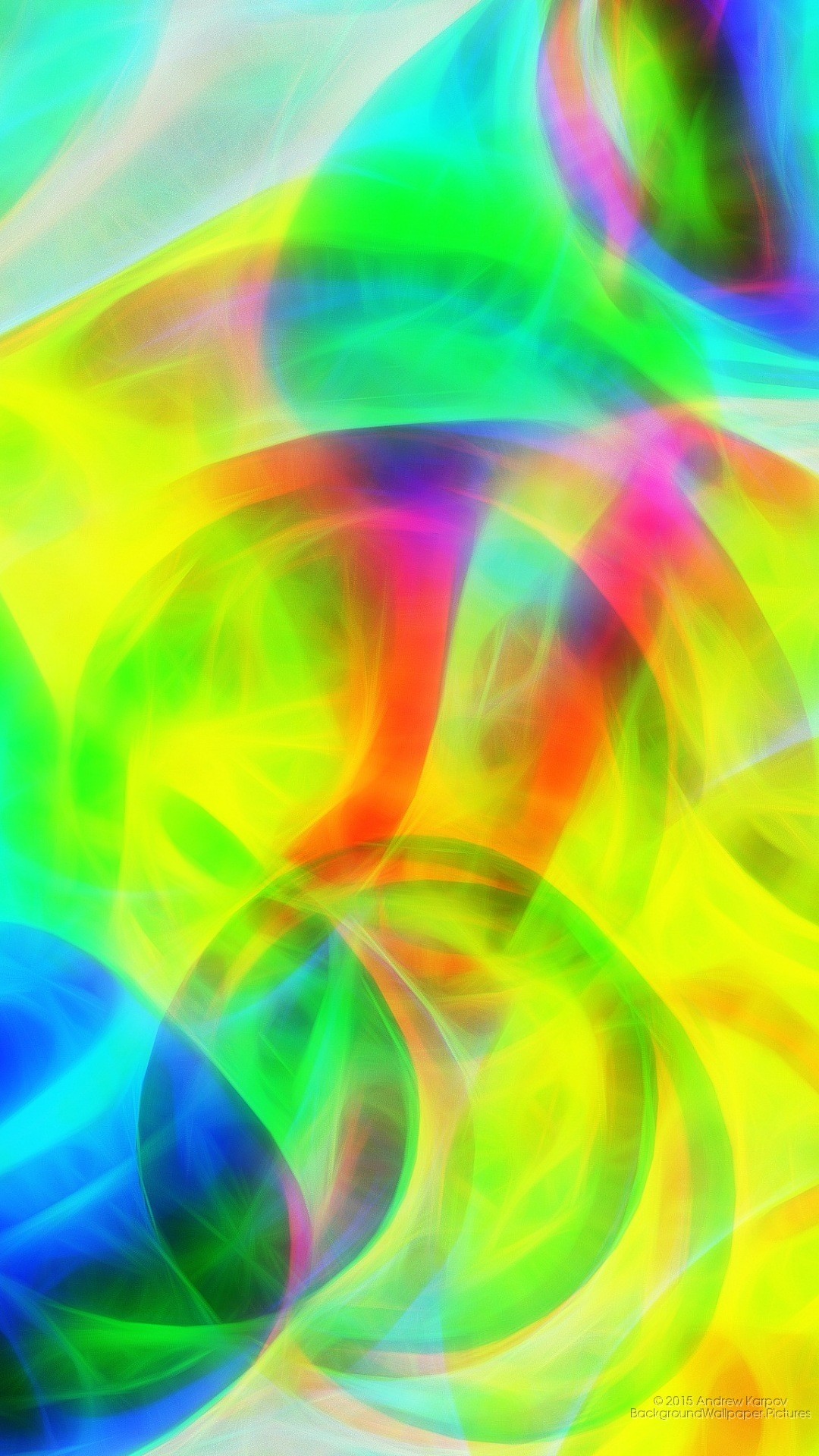 Astratto, Colori vivaci, Arte digitale, sfondo per iPhone e Android
