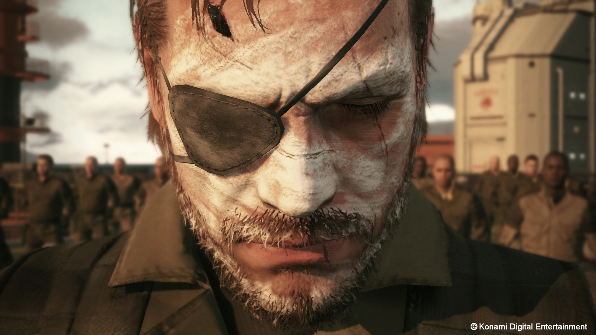 Venom Snake, Metal Gear Solid V: The Phantom Pain, Benda sull'occhio, Primo piano, sfondo desktop