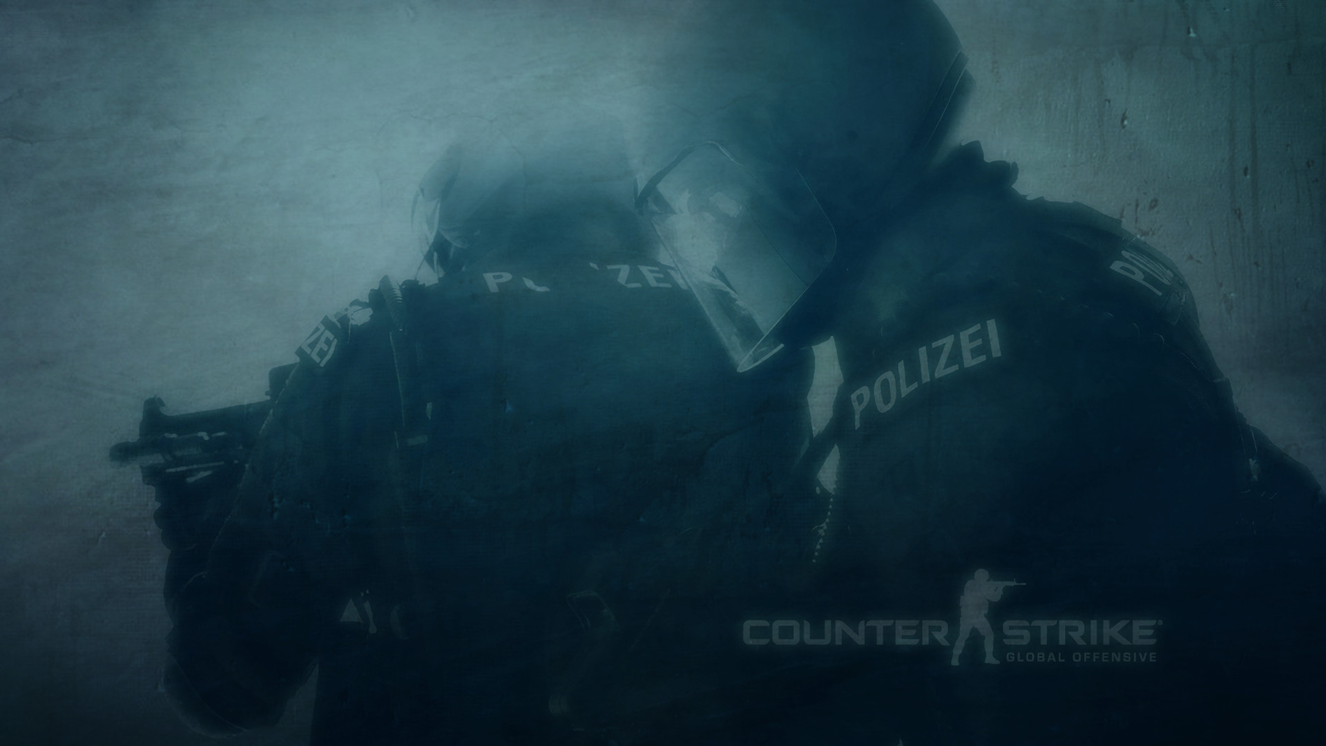 Counter-Strike: Global Offensive, Antiterroristi, Polizei, Nebbia, sfondo per portatile