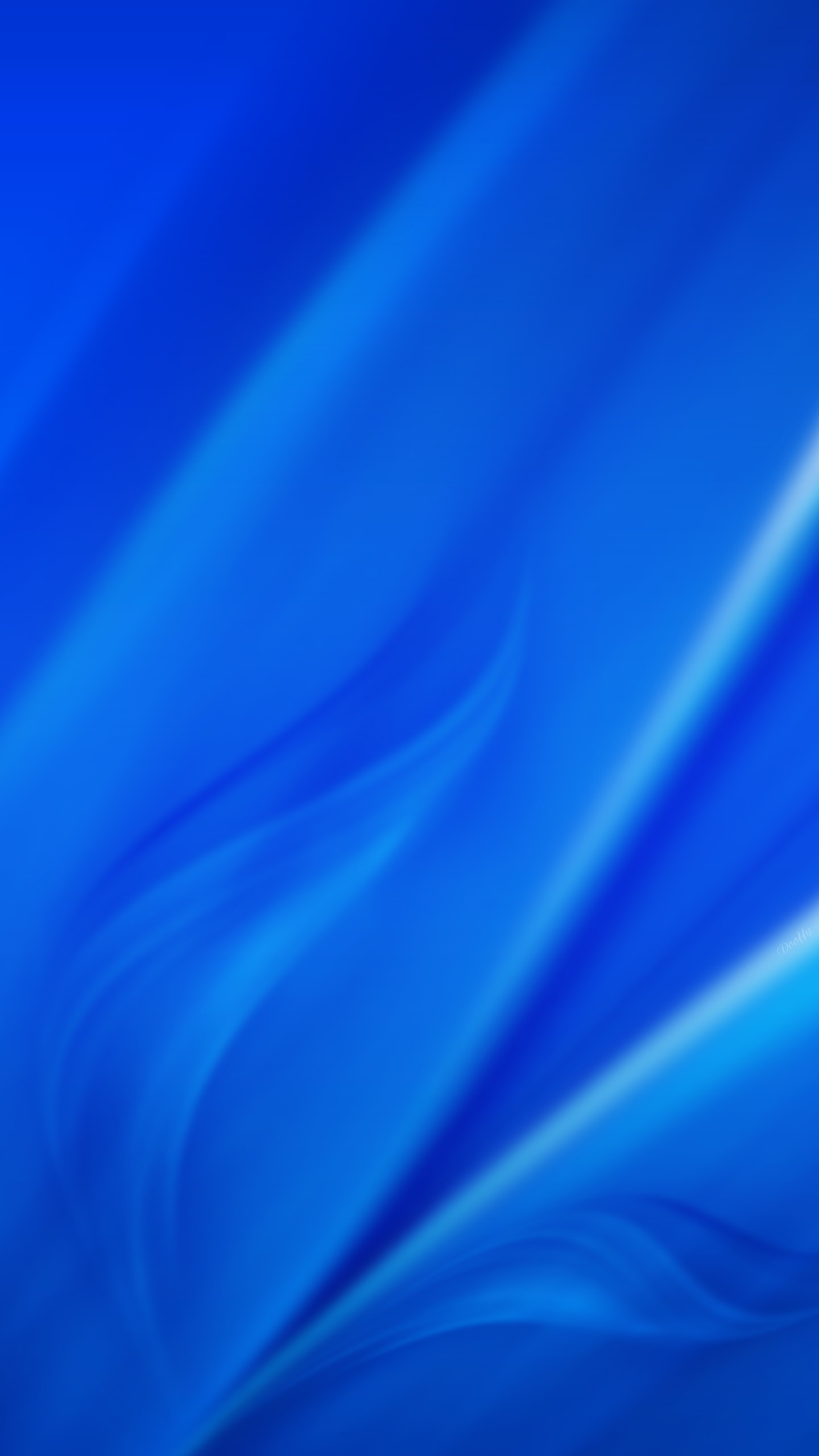 Onde astratte, Blu, sfondo Samsung S6 QHD+