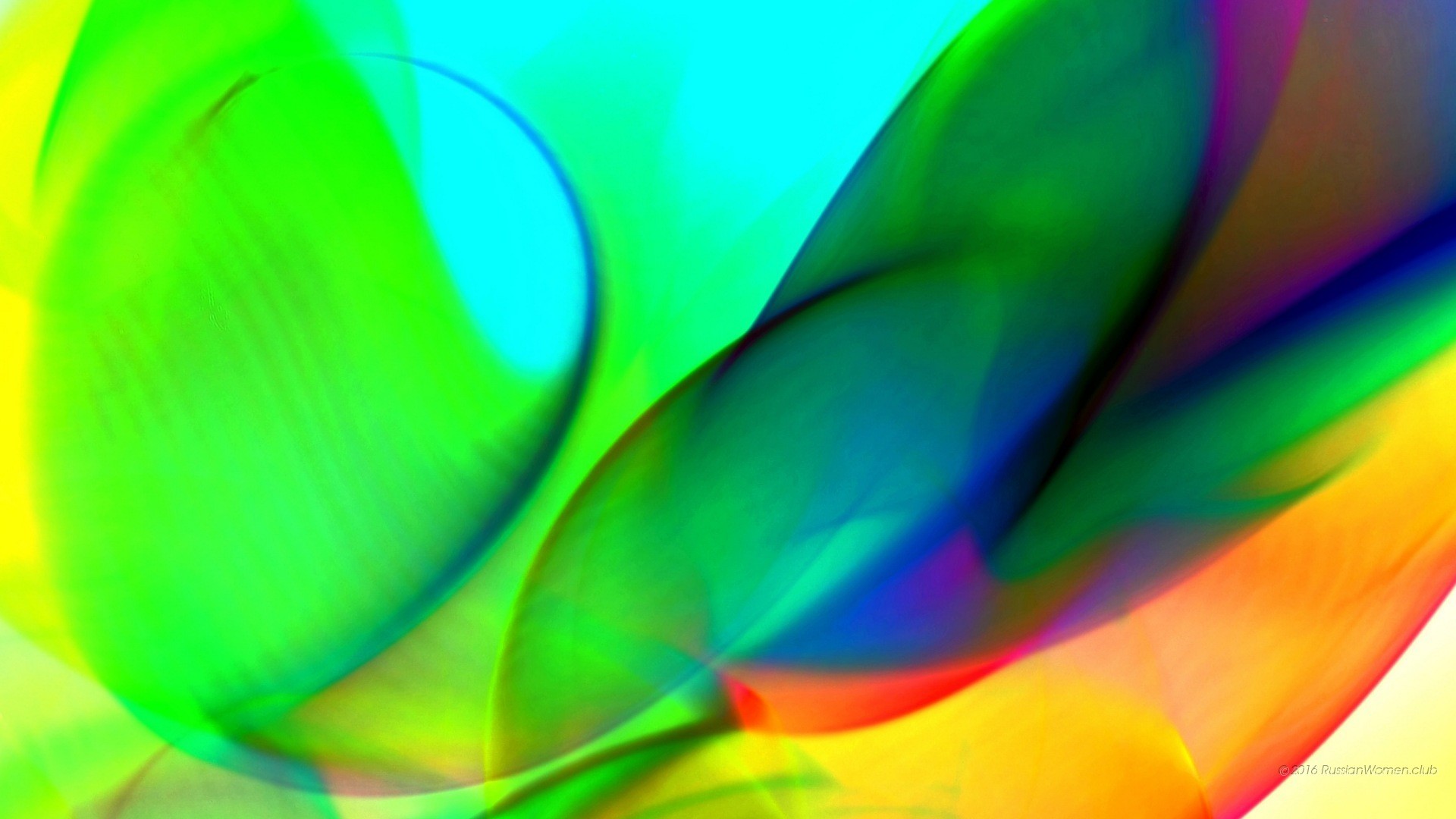 Astratto, Verde, Multicolore, sfondo Full HD per desktop