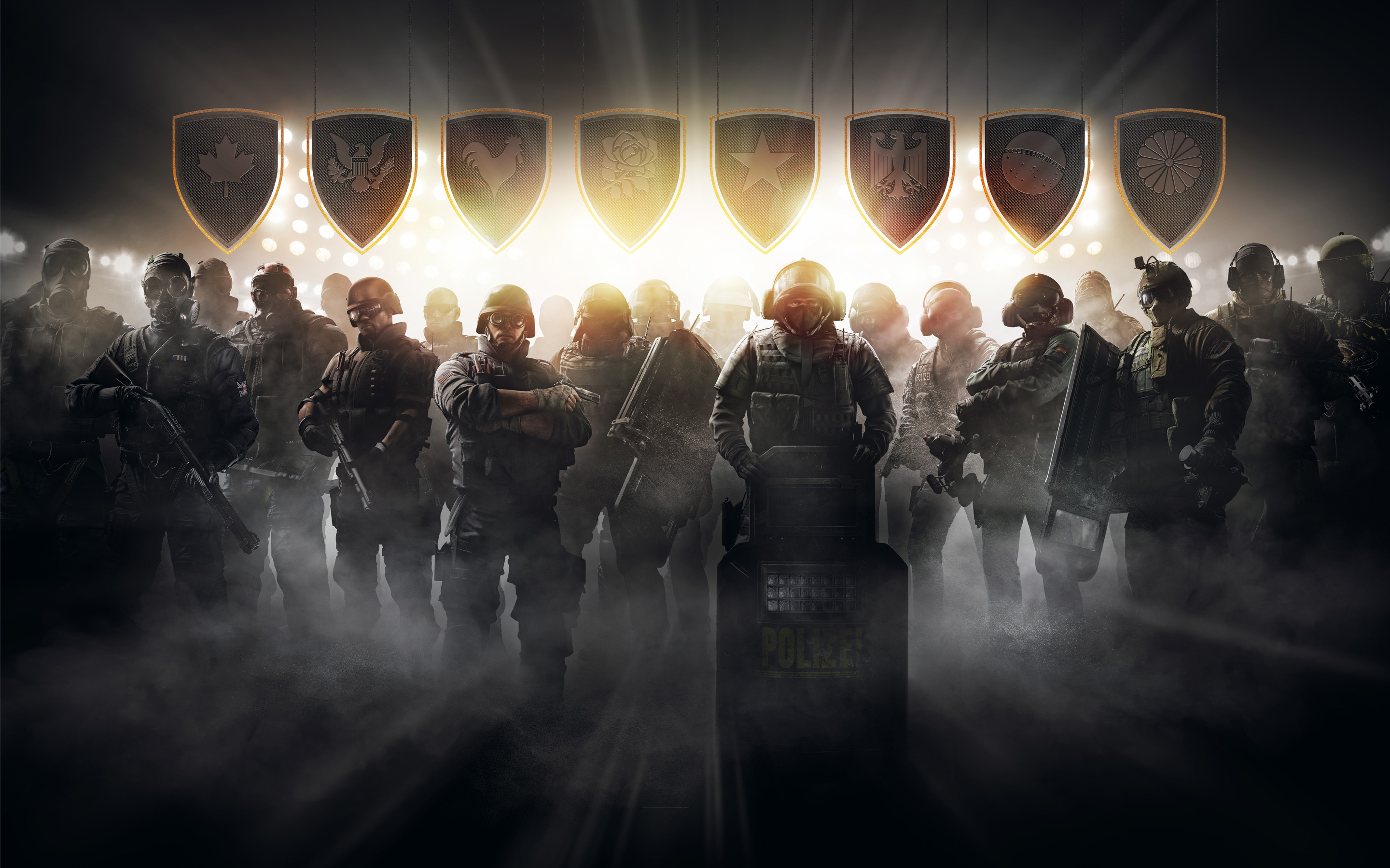 Tom Clancy's Rainbow Six Siege, Operatori, Stemmi delle unità, Nebbia, sfondo 2880x1800 per PC