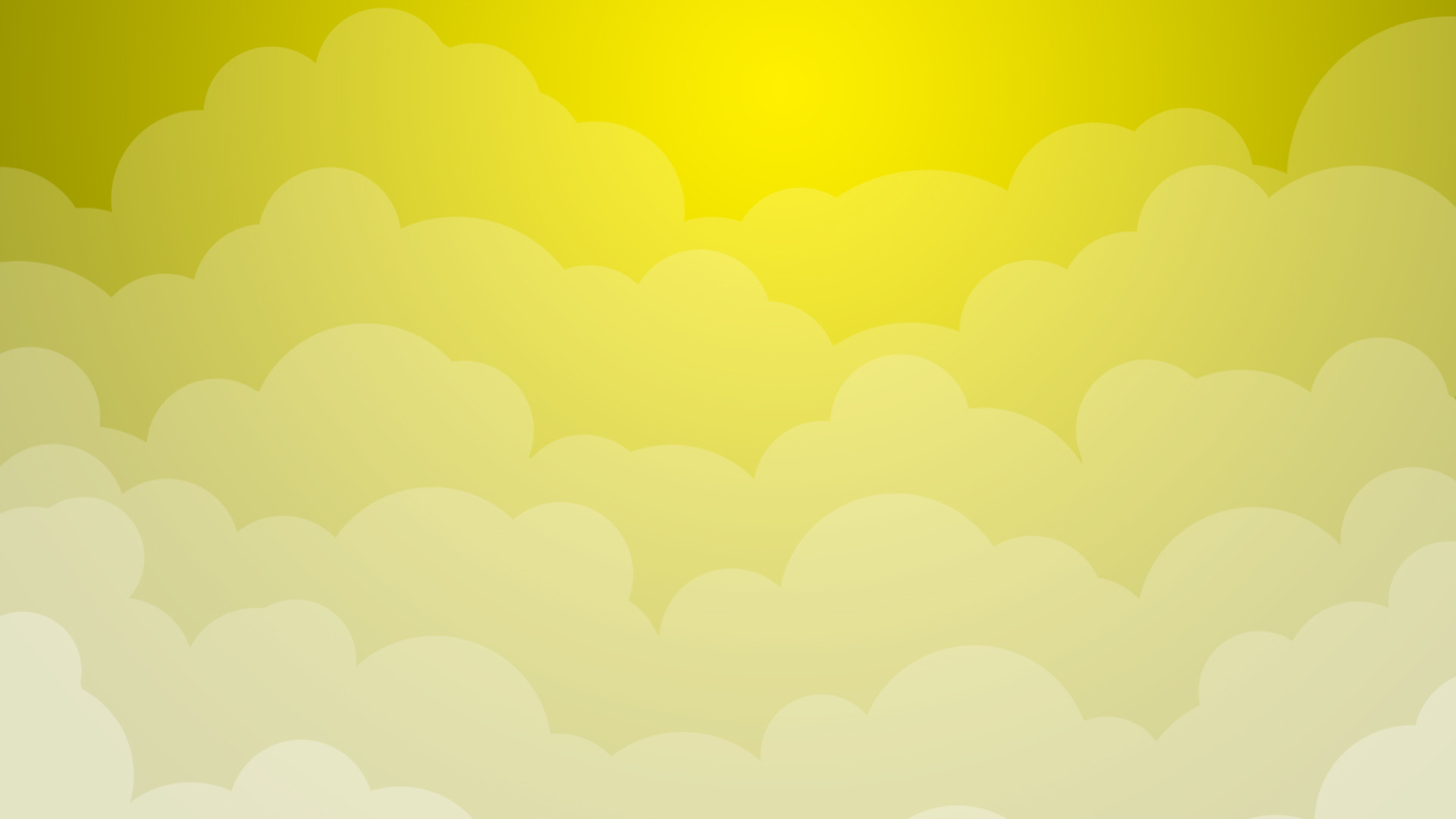 Nuvole, Giallo, Illustrazione, 16:9 Full HD, sfondo widescreen