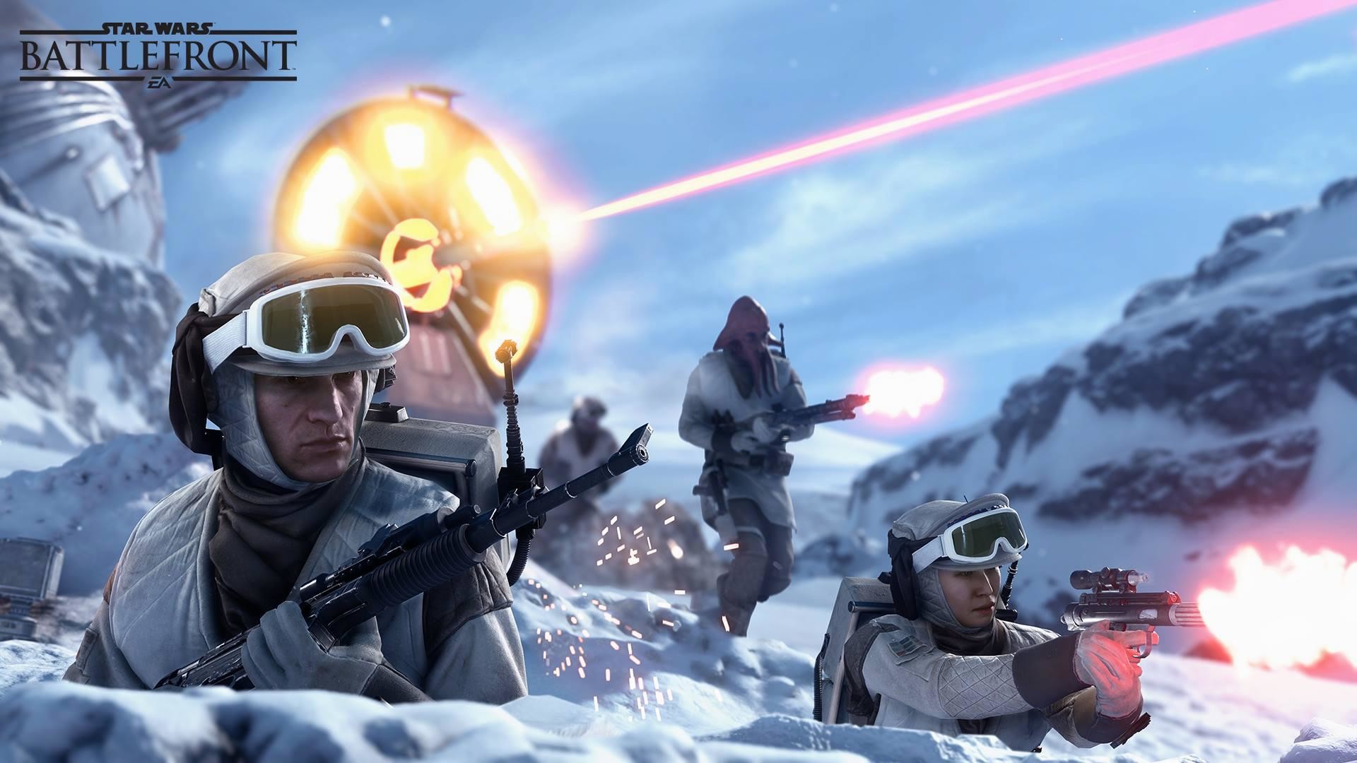Star Wars Battlefront, Soldati ribelli, Hoth, Battaglia, Full HD, sfondo per PC