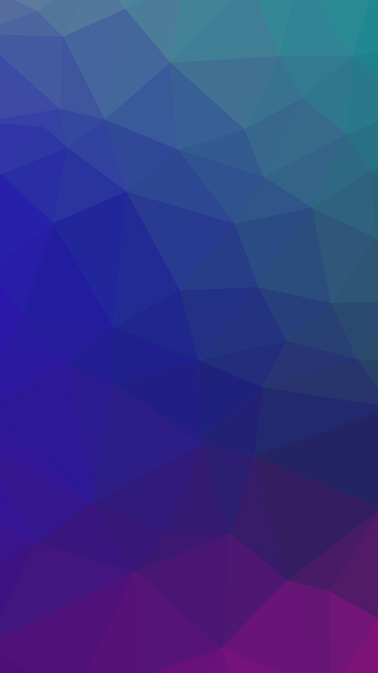 Low poly, Poligoni, Blu, Viola, wallpaper iPhone