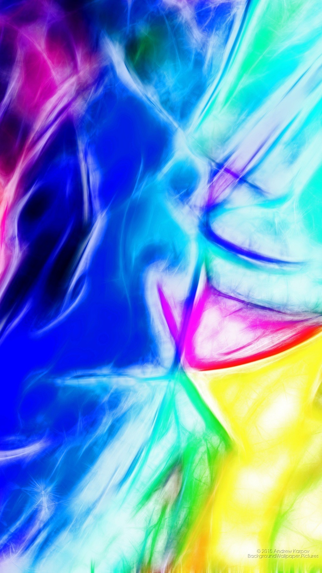 Arte astratta, Neon, Multicolore, wallpaper per iPhone e Android