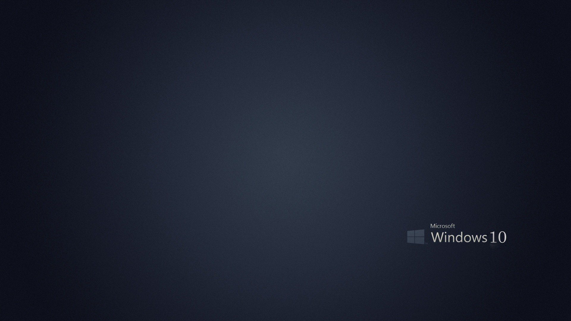 Windows 10, Microsoft, Grigio scuro, Minimal, Full HD, sfondo per PC e portatile