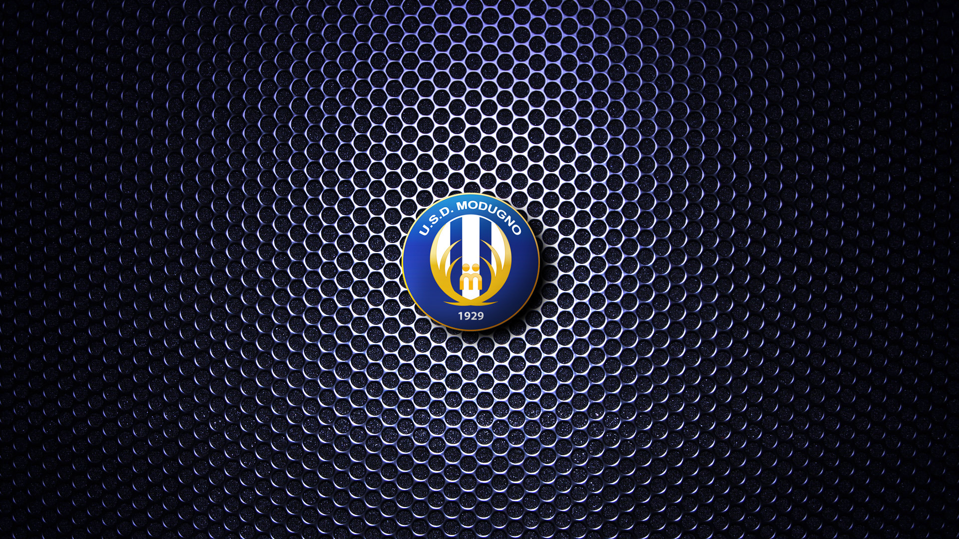 ASD Modugno, Stemma, Texture a nido d'ape, Blu, 1920x1080, sfondo per PC