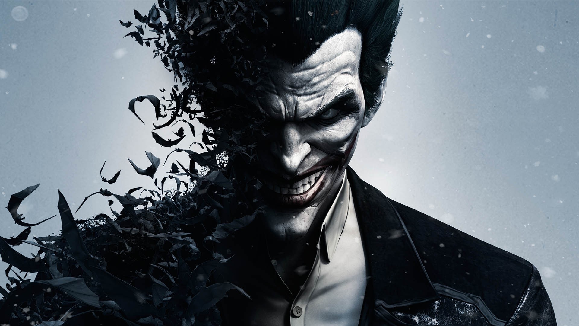 Joker, Batman: Arkham Origins, Pipistrelli, Videogioco, Full HD, sfondo Windows 11
