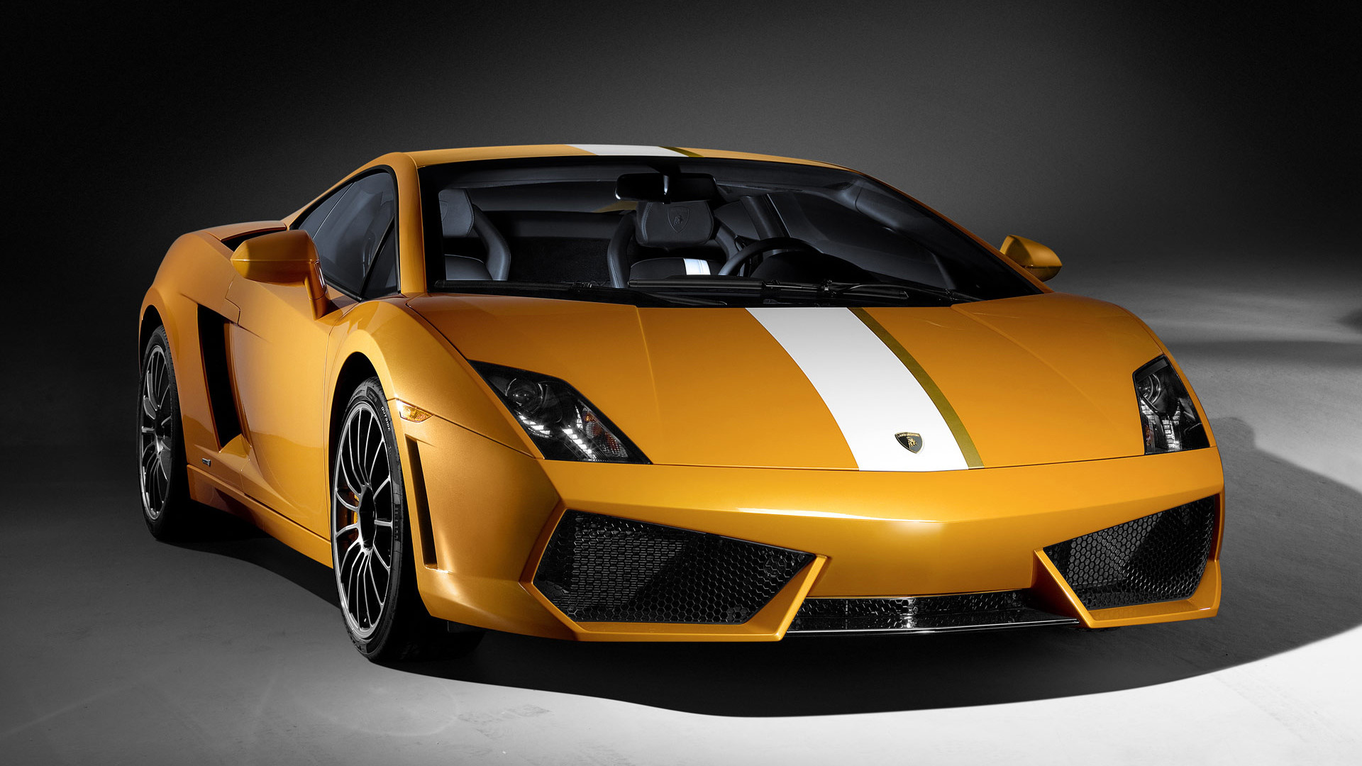 Lamborghini Gallardo LP550-2 Tricolore, Giallo, Supercar, Full HD, sfondo desktop