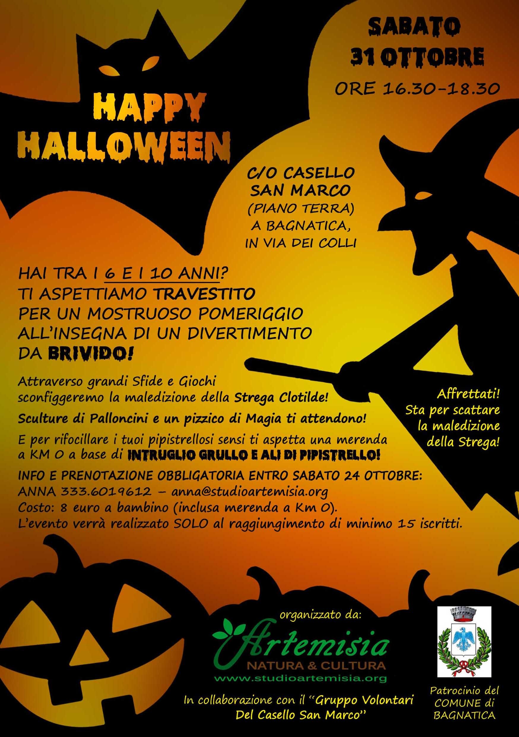 Volantino, Halloween, Strega, Zucca, Sfondo arancione, QHD+, schermata di blocco iPad