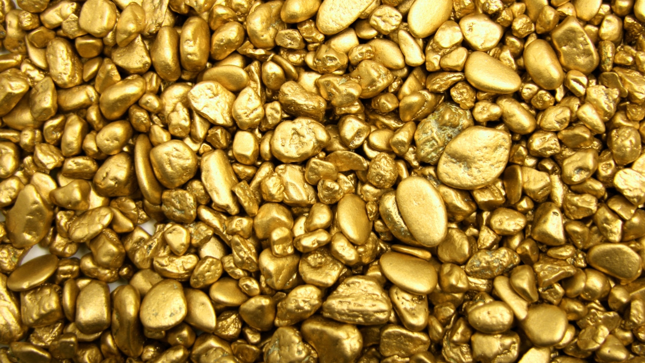 Pepite d'oro, Oro, Texture, 2K, sfondo per portatile