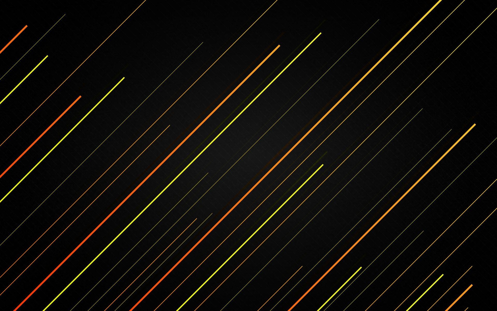 Linee diagonali, Sfondo nero, Minimalista, 16:10 Full HD, wallpaper widescreen