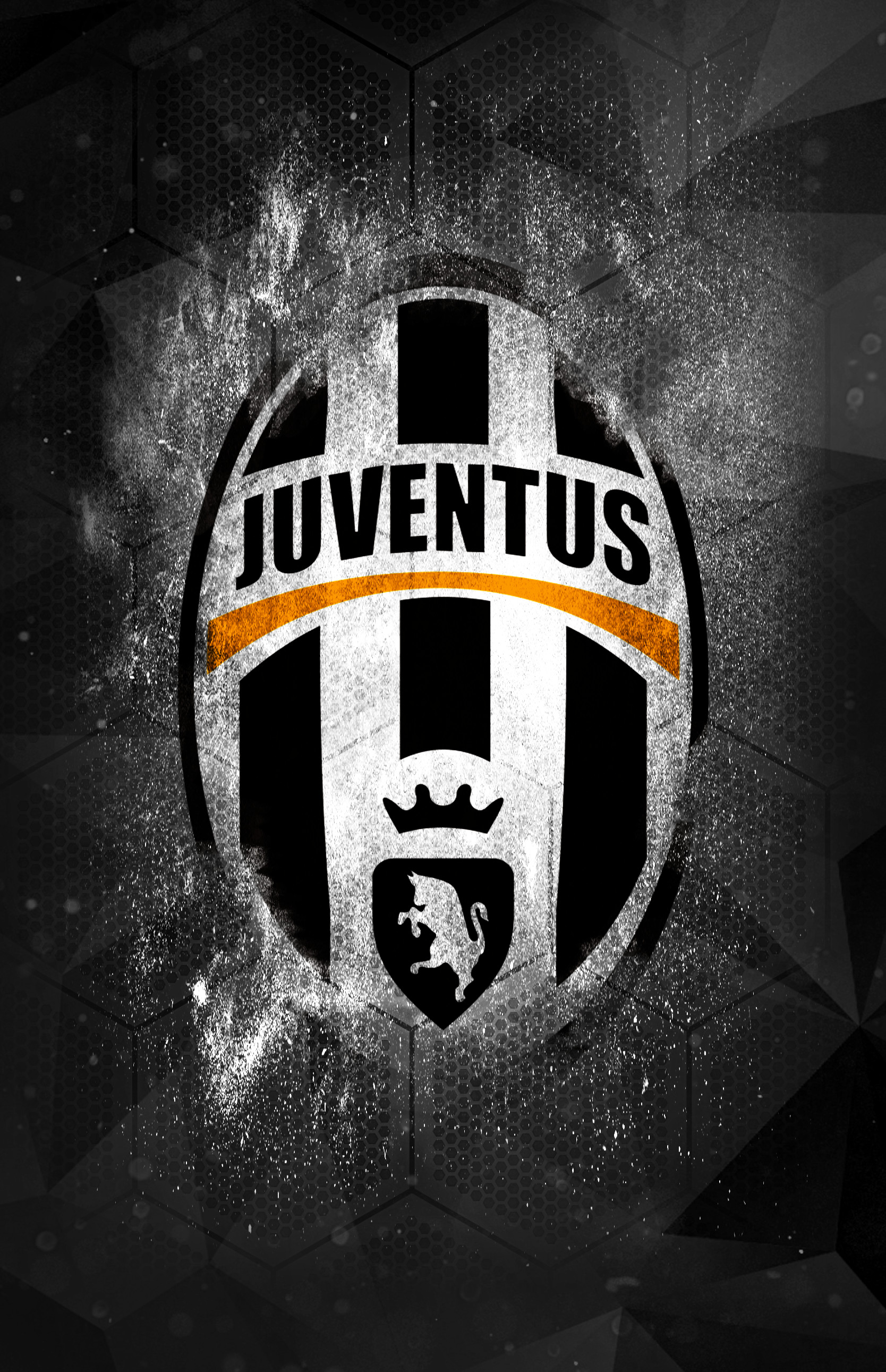 Juventus, Stemma Juventus, Grunge, QHD+, sfondo per smartphone