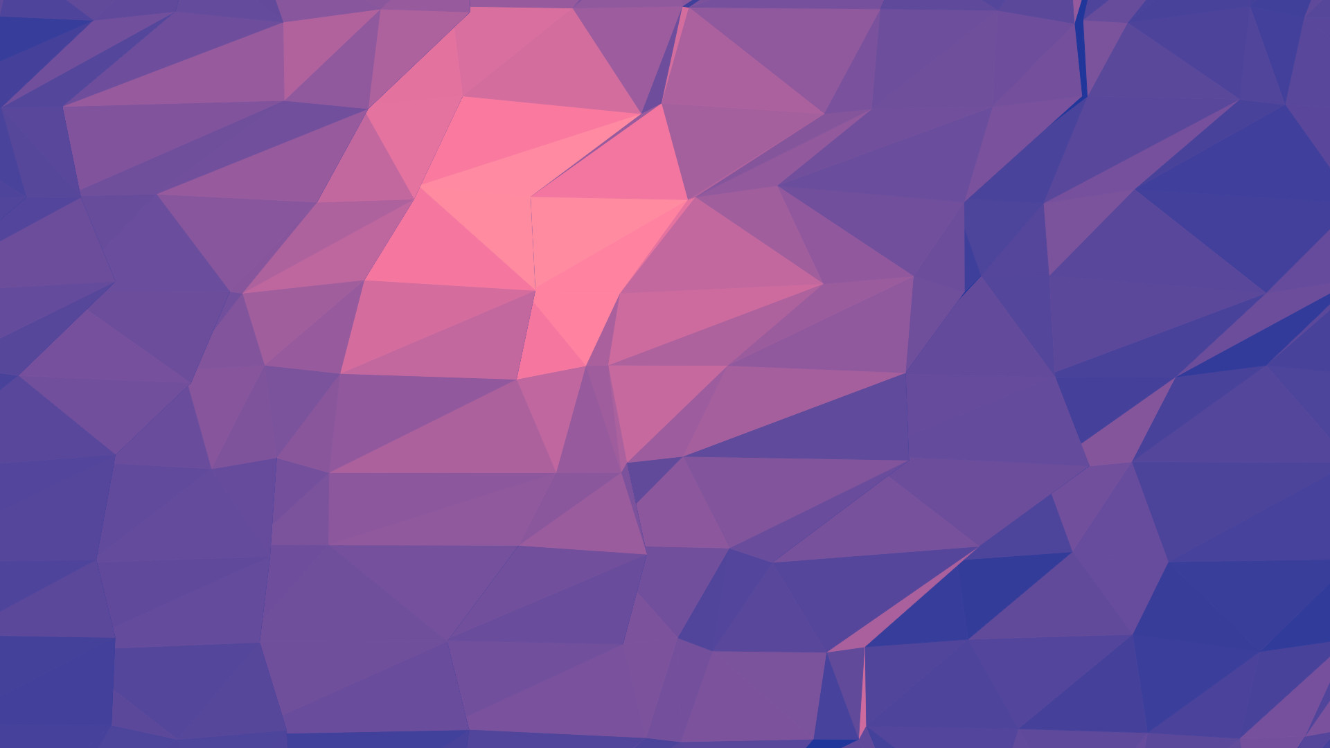 Low poly, Triangoli, Viola, Rosa, Full HD, sfondo per PC e portatile