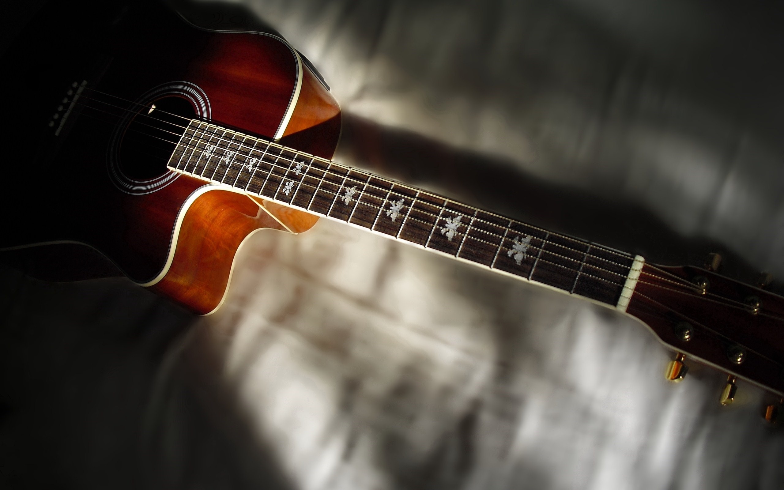 Chitarra acustica, Manico, Tessuto, 2560x1600, sfondo per PC