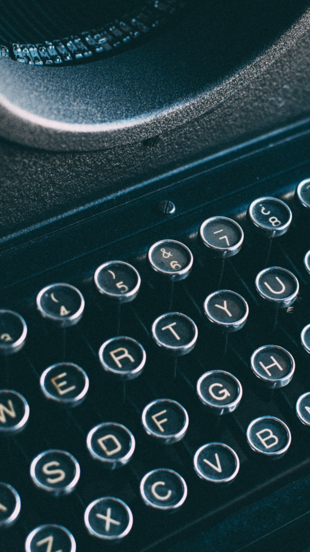 Macchina da scrivere, Tasti, Vintage, Macro, Full HD, wallpaper per tablet