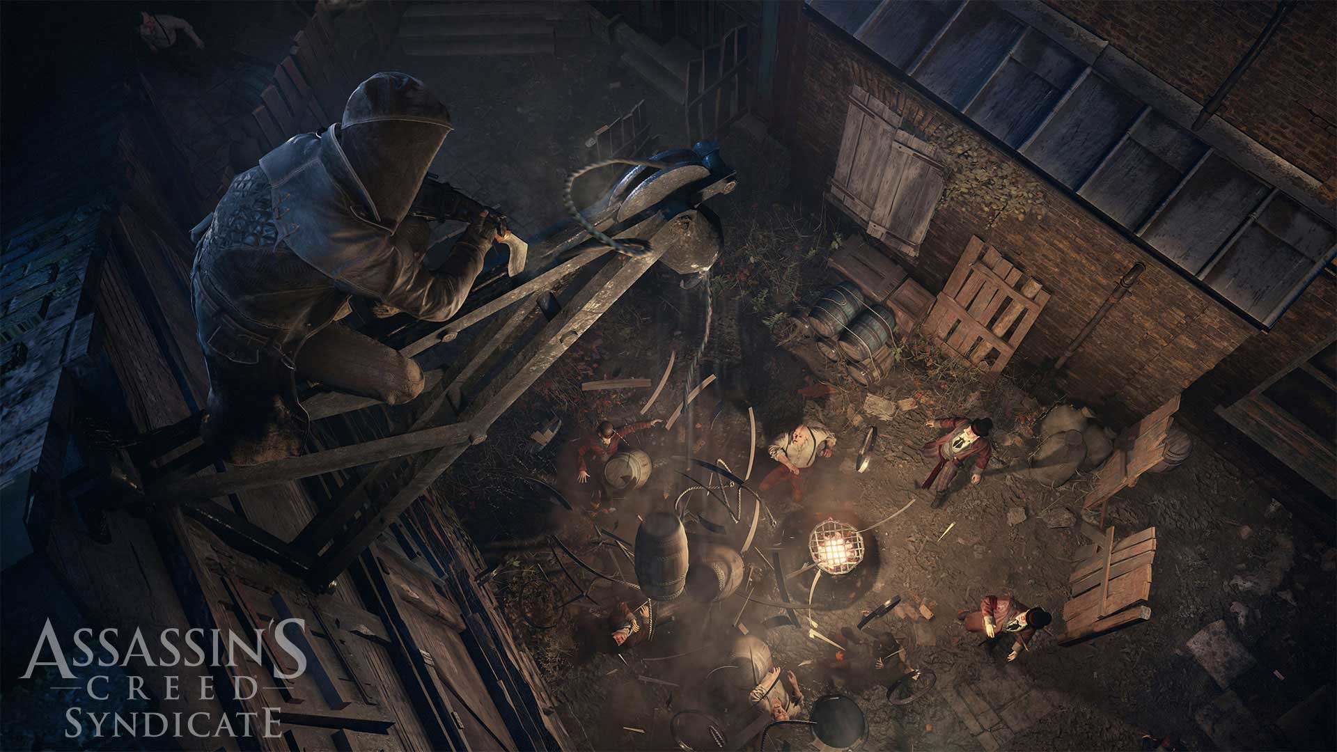 Assassin's Creed Syndicate, Rampino, Vista dall'alto, Tetto, 1920x1080, wallpaper desktop